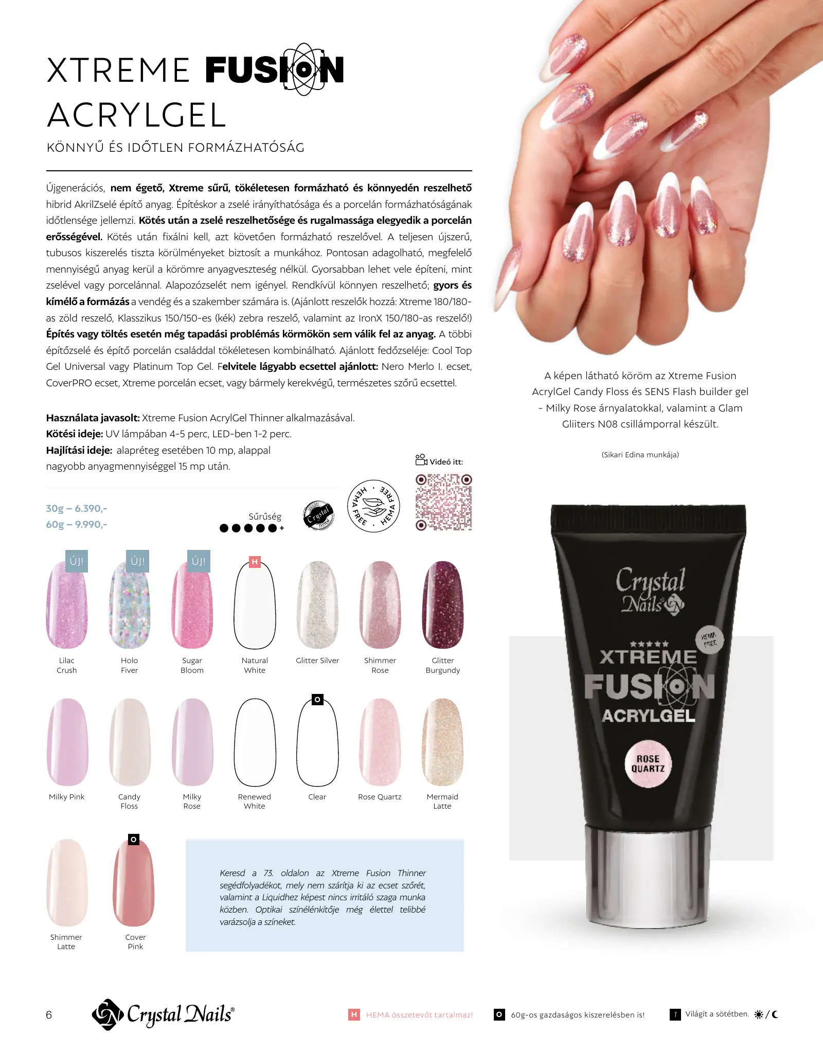 Crystal Nails akciós újság, 6. oldal (2026. jan. 1. – 2027. dec. 31.)