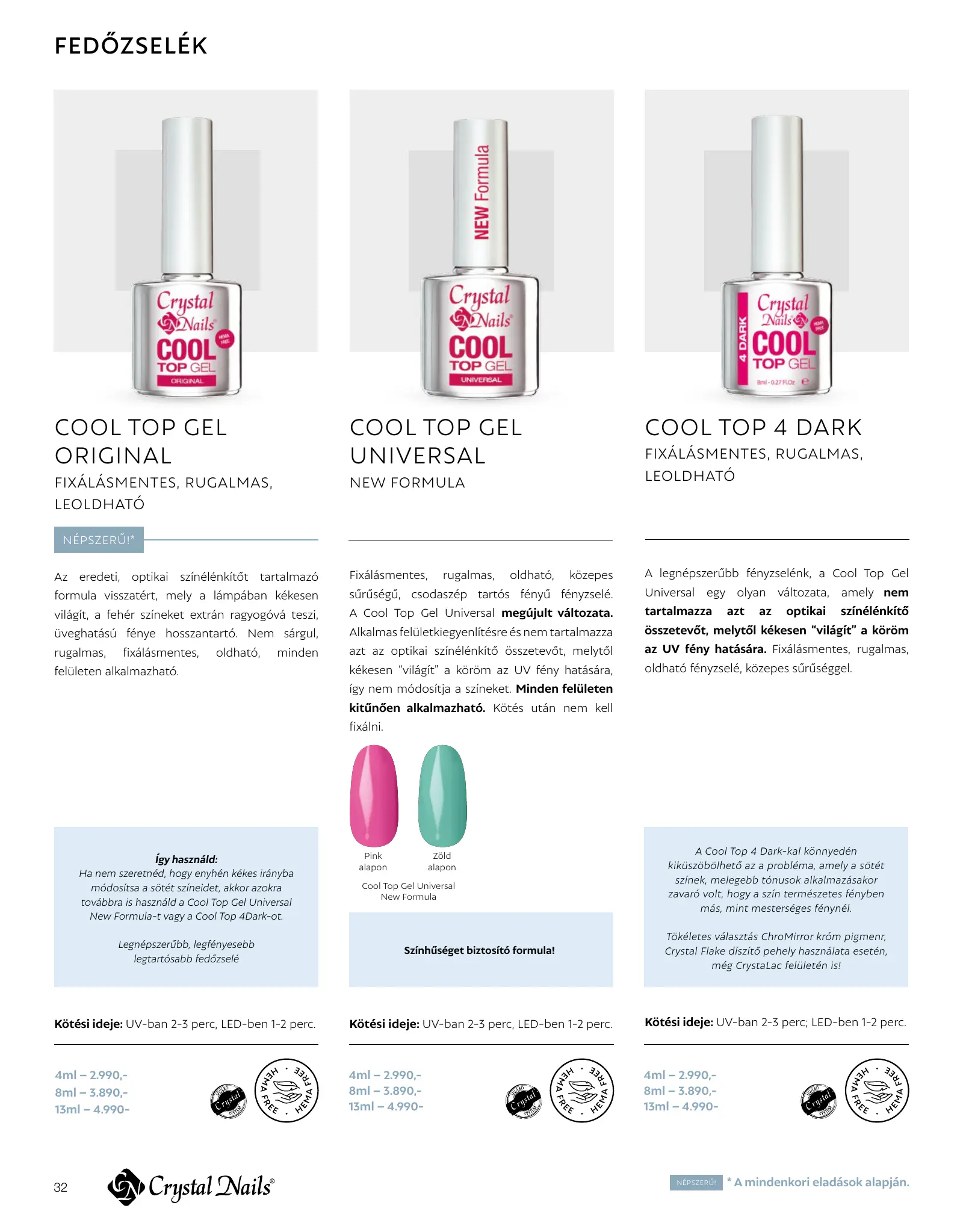 Crystal Nails akciós újság, 32. oldal (2026. jan. 1. – 2027. dec. 31.)