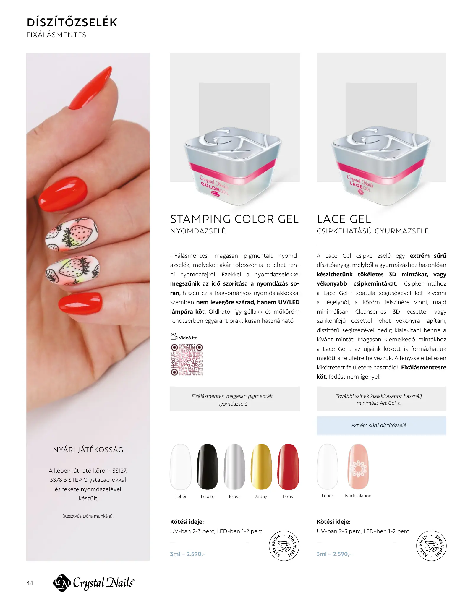 Crystal Nails akciós újság, 44. oldal (2026. jan. 1. – 2027. dec. 31.)