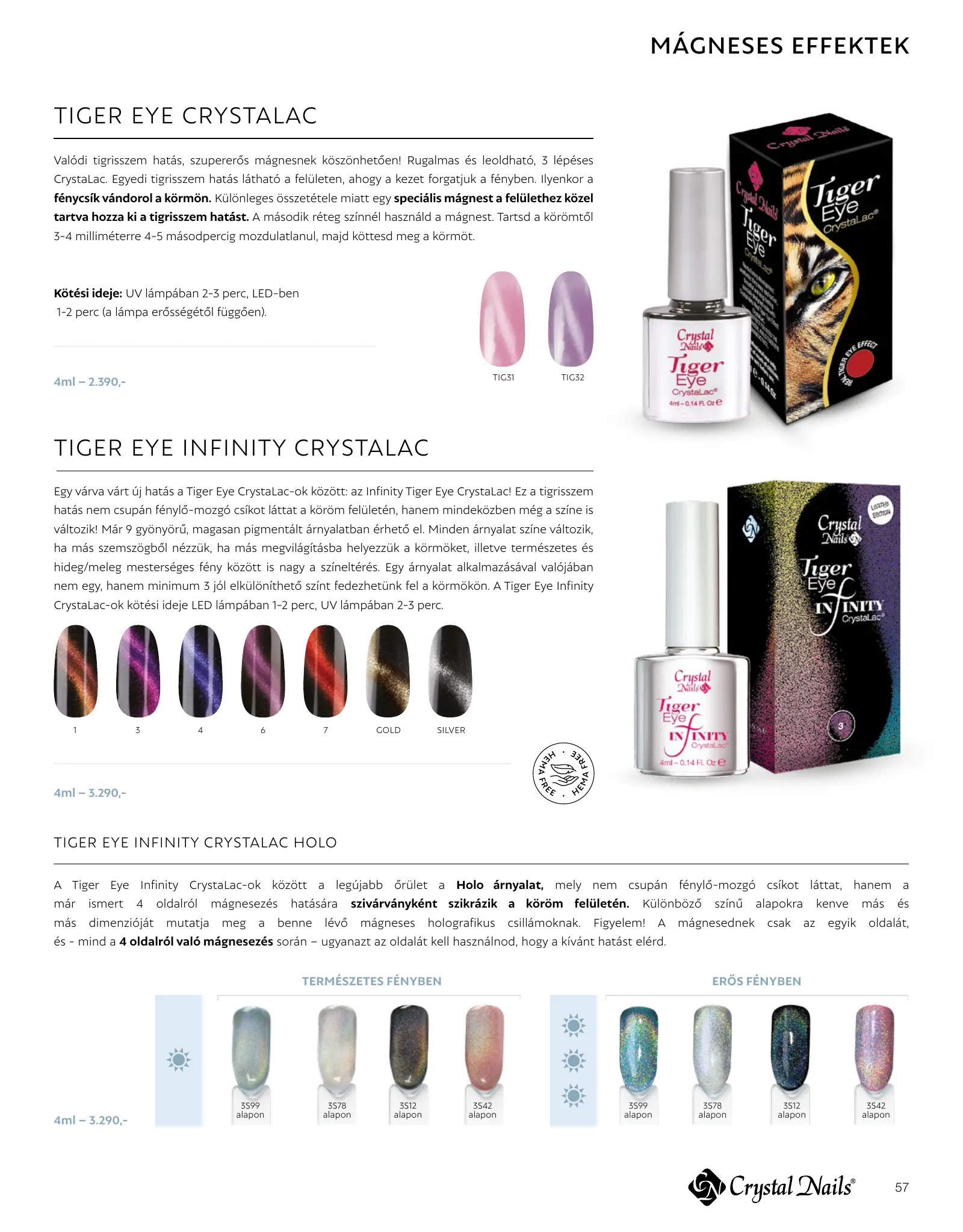 Crystal Nails akciós újság, 57. oldal (2026. jan. 1. – 2027. dec. 31.)