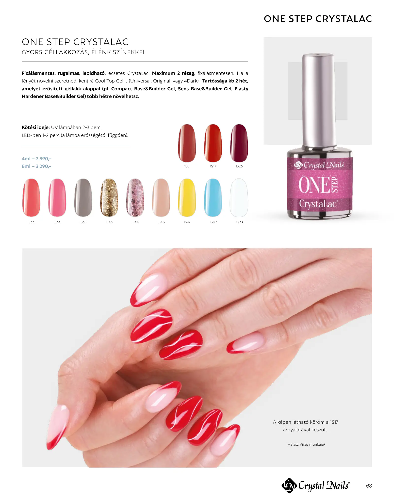 Crystal Nails akciós újság, 63. oldal (2026. jan. 1. – 2027. dec. 31.)