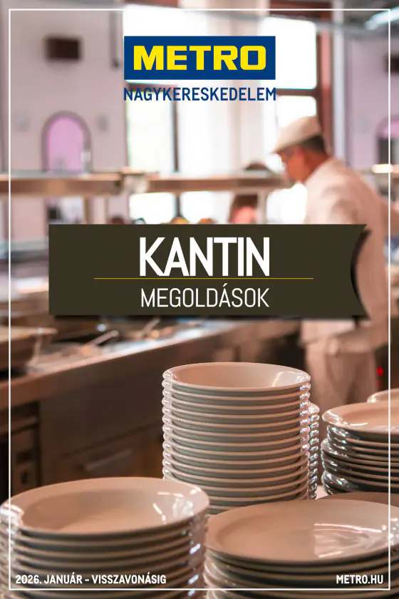Metro Kantin megoldások katalógus – jan. 1-jétől