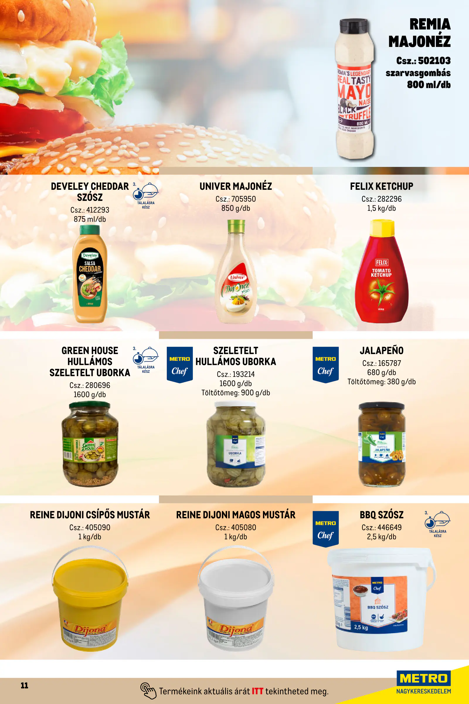 Metro Street food megoldások, 11. oldal (ápr. 1-jétől)