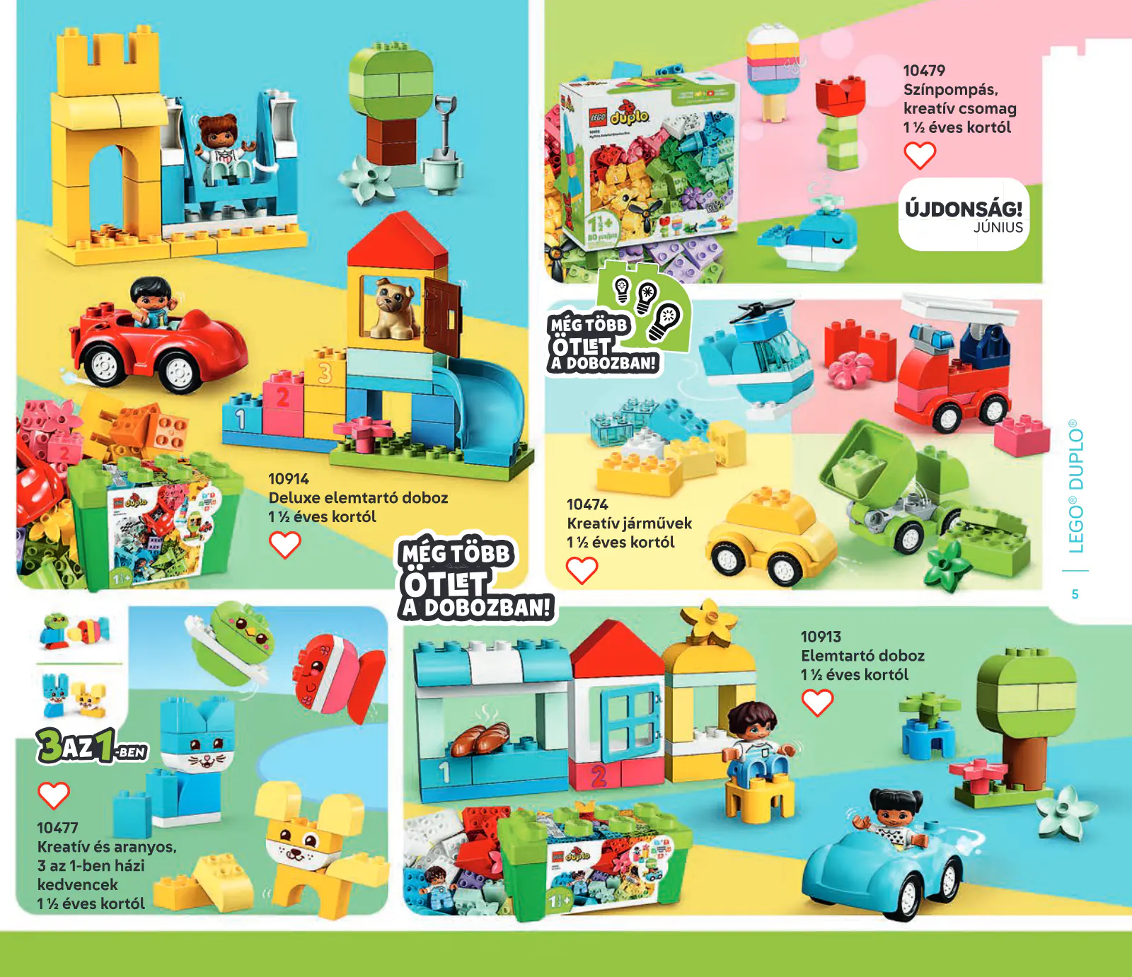 LEGO katalógus, 5. oldal (jún. 1. – dec. 31.)