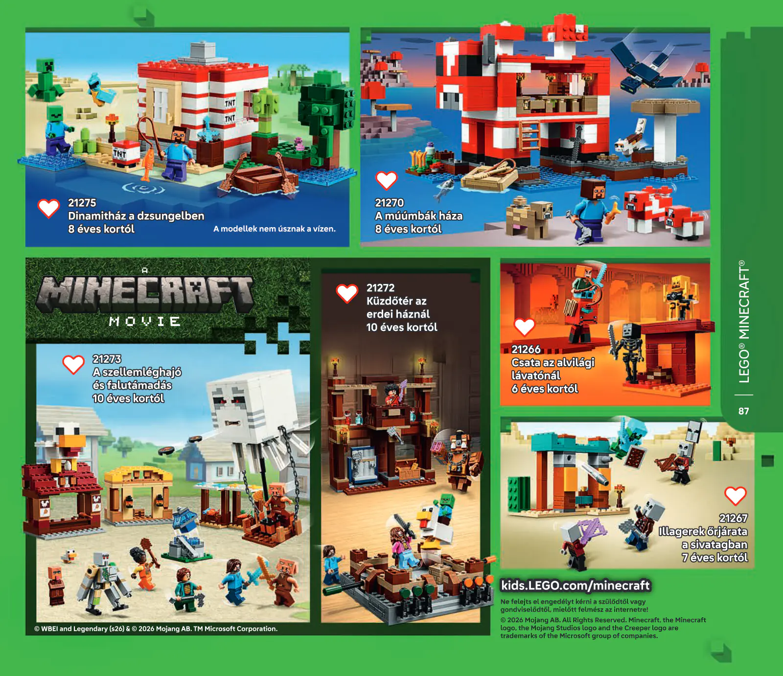 LEGO katalógus, 87. oldal (jún. 1. – dec. 31.)
