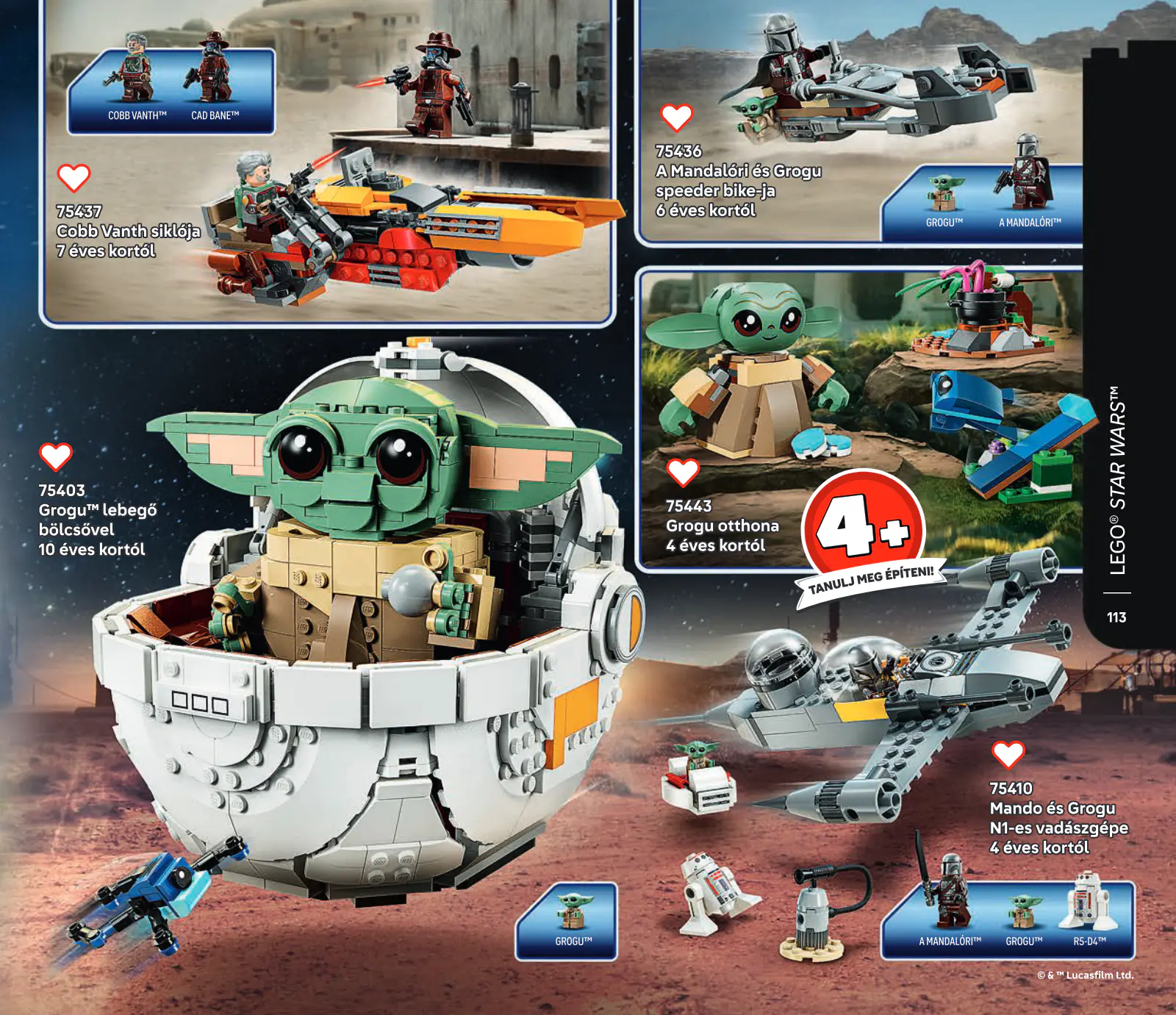 LEGO katalógus, 113. oldal (jún. 1. – dec. 31.)
