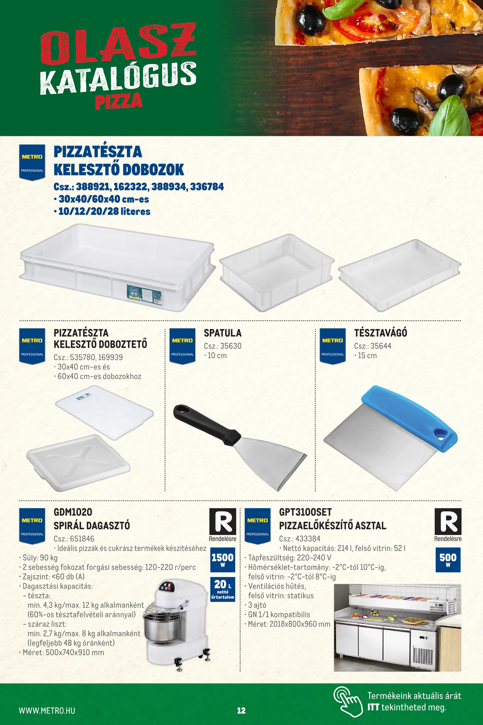 Metro Olasz katalógus, 12. oldal (aug. 15-étől)
