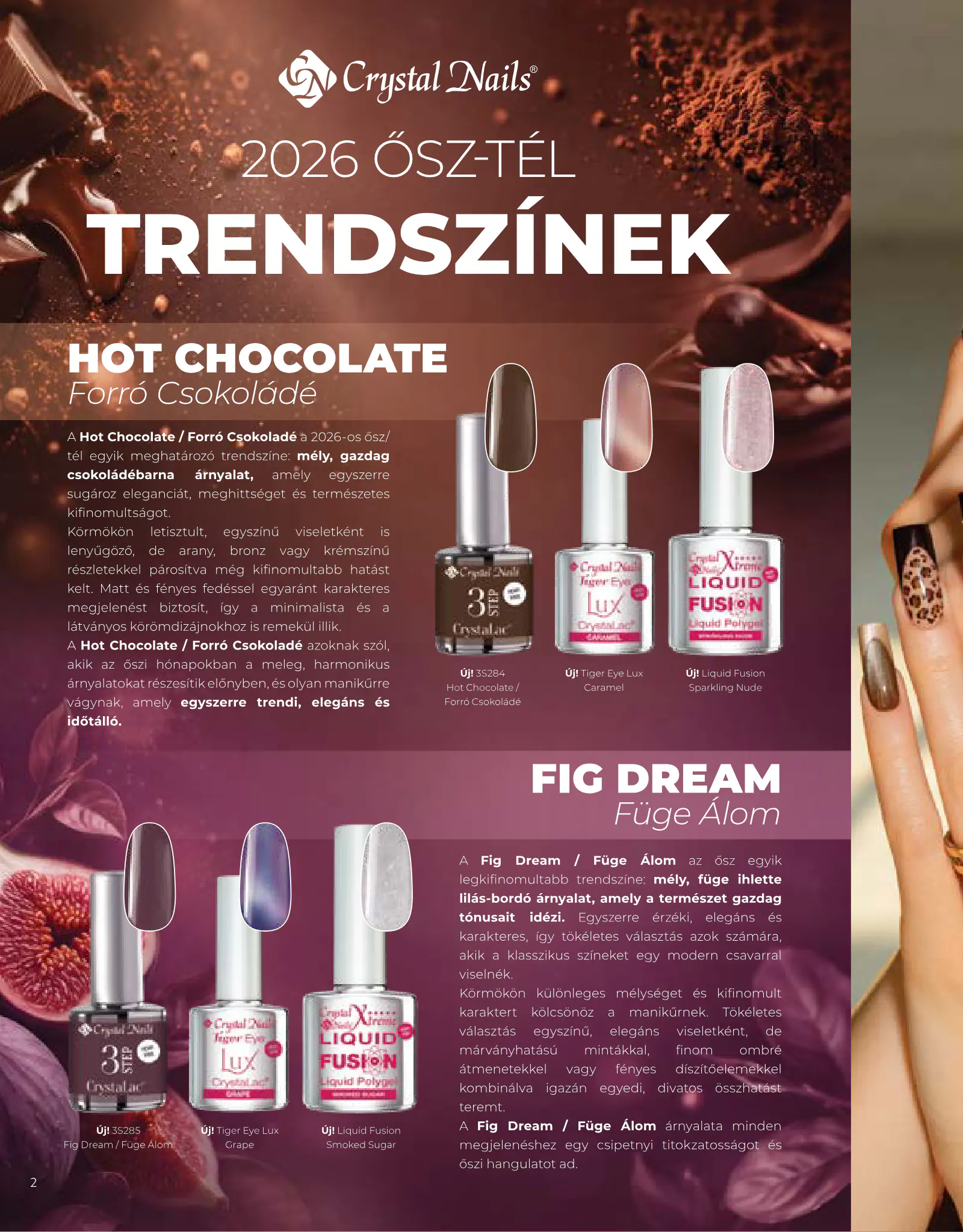 Crystal Nails akciós újság, 2. oldal (2026. szept. 1. – 2027. febr. 28.)