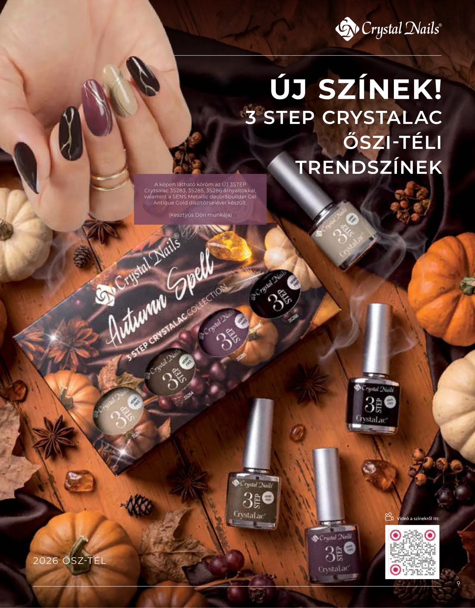 Crystal Nails akciós újság, 9. oldal (2026. szept. 1. – 2027. febr. 28.)