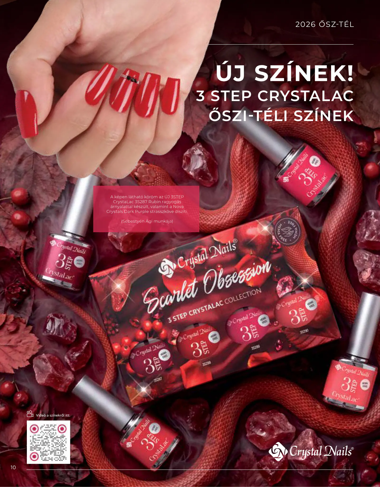 Crystal Nails akciós újság, 10. oldal (2026. szept. 1. – 2027. febr. 28.)