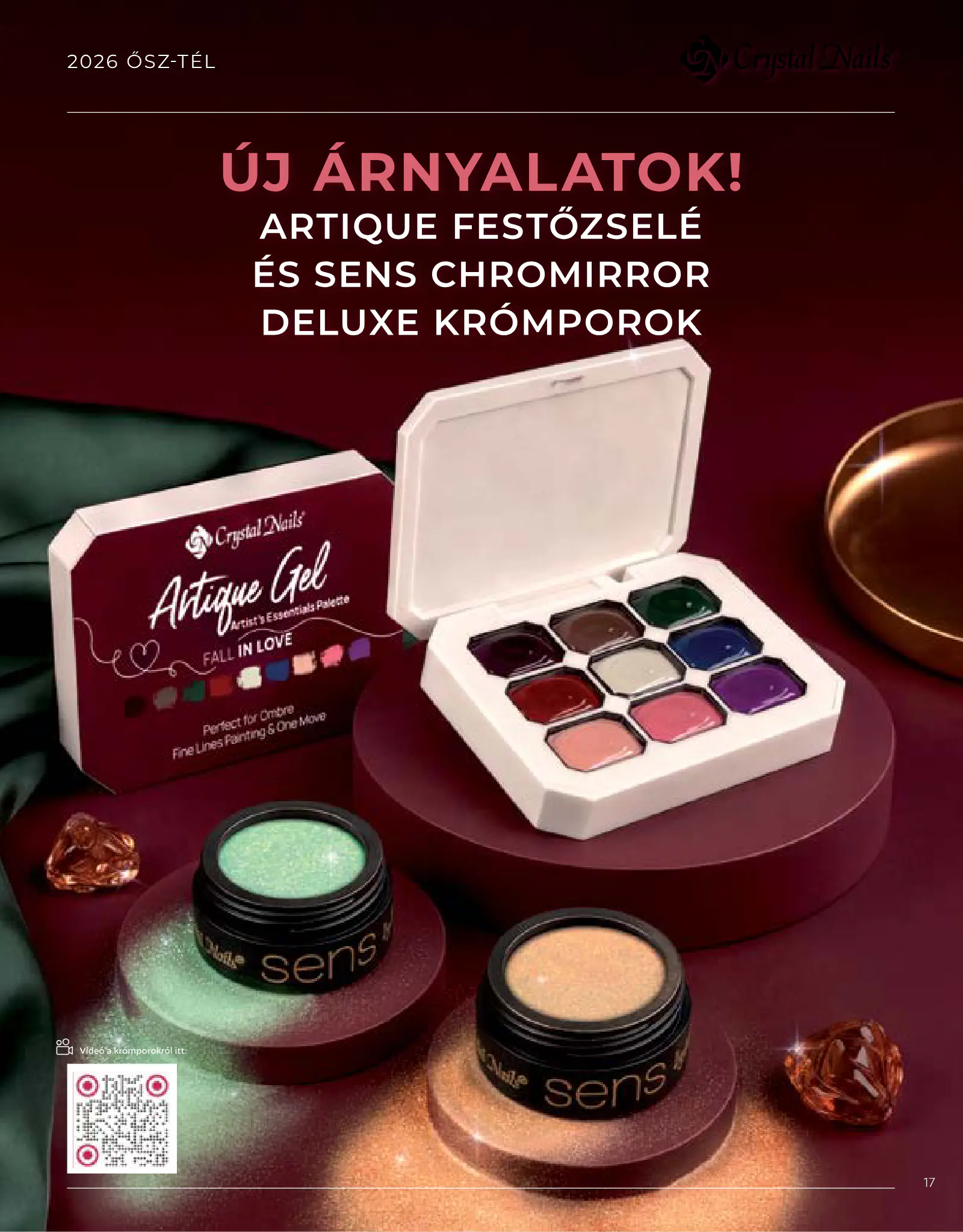 Crystal Nails akciós újság, 17. oldal (2026. szept. 1. – 2027. febr. 28.)
