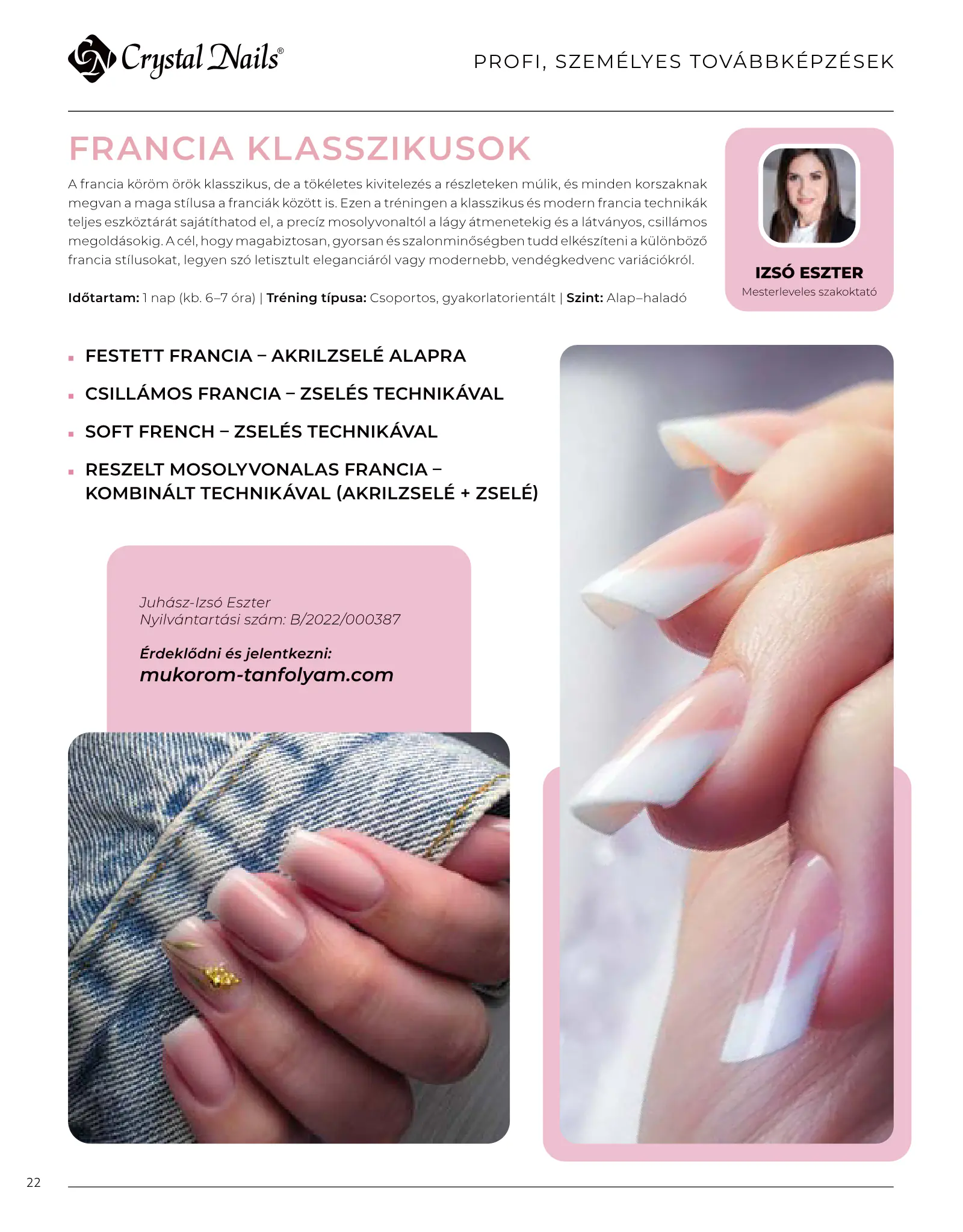 Crystal Nails akciós újság, 22. oldal (2026. szept. 1. – 2027. febr. 28.)