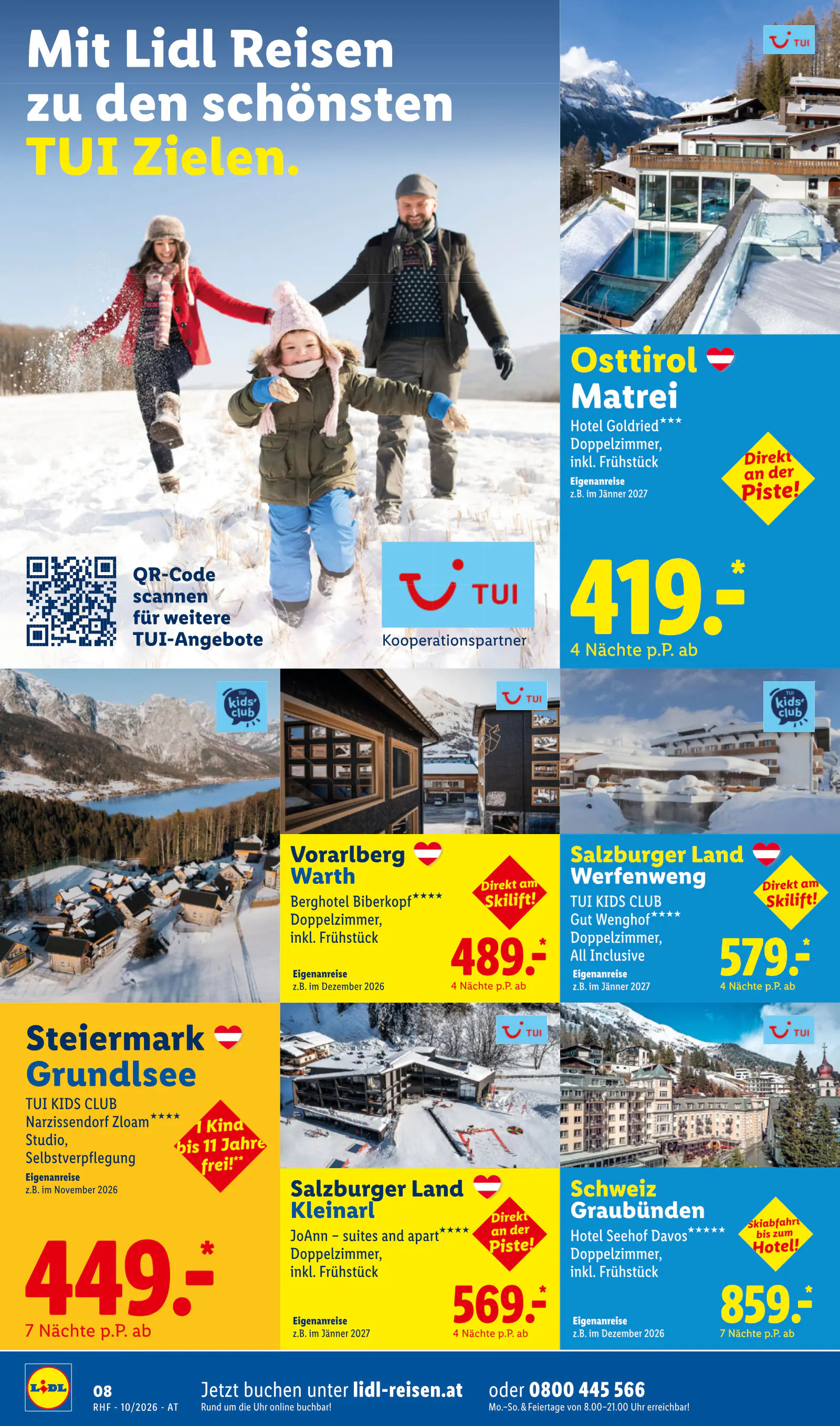 Lidl Ausztria Oktober Reise-Highlights, Buchbar ab 30.9., 8. oldal (szept. 30. – okt. 31.)