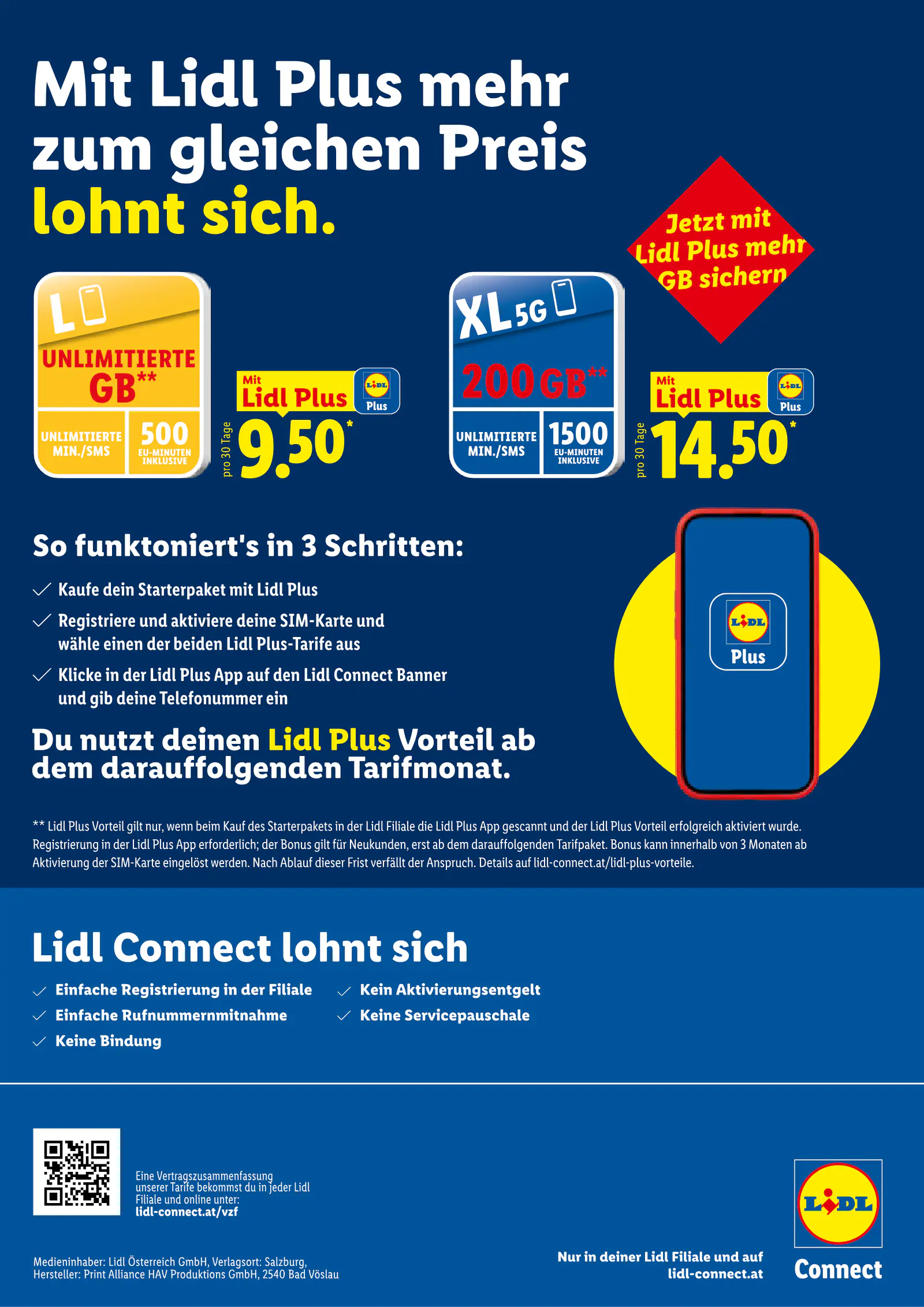 Unlimitiert lohnt sich, Lidl Connect, 3. oldal (szept. 3. – nov. 4.)