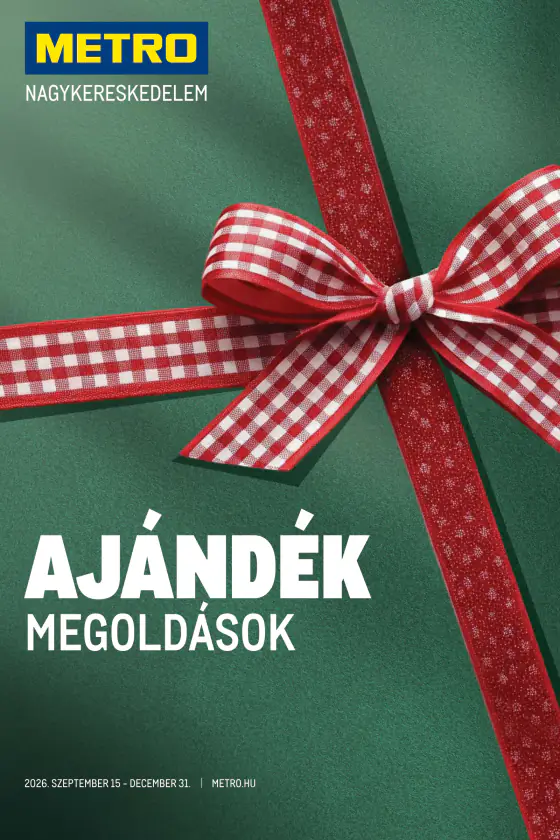 Metro Ajándék megoldások 2026/09-12 – szept. 1. – dec. 31.