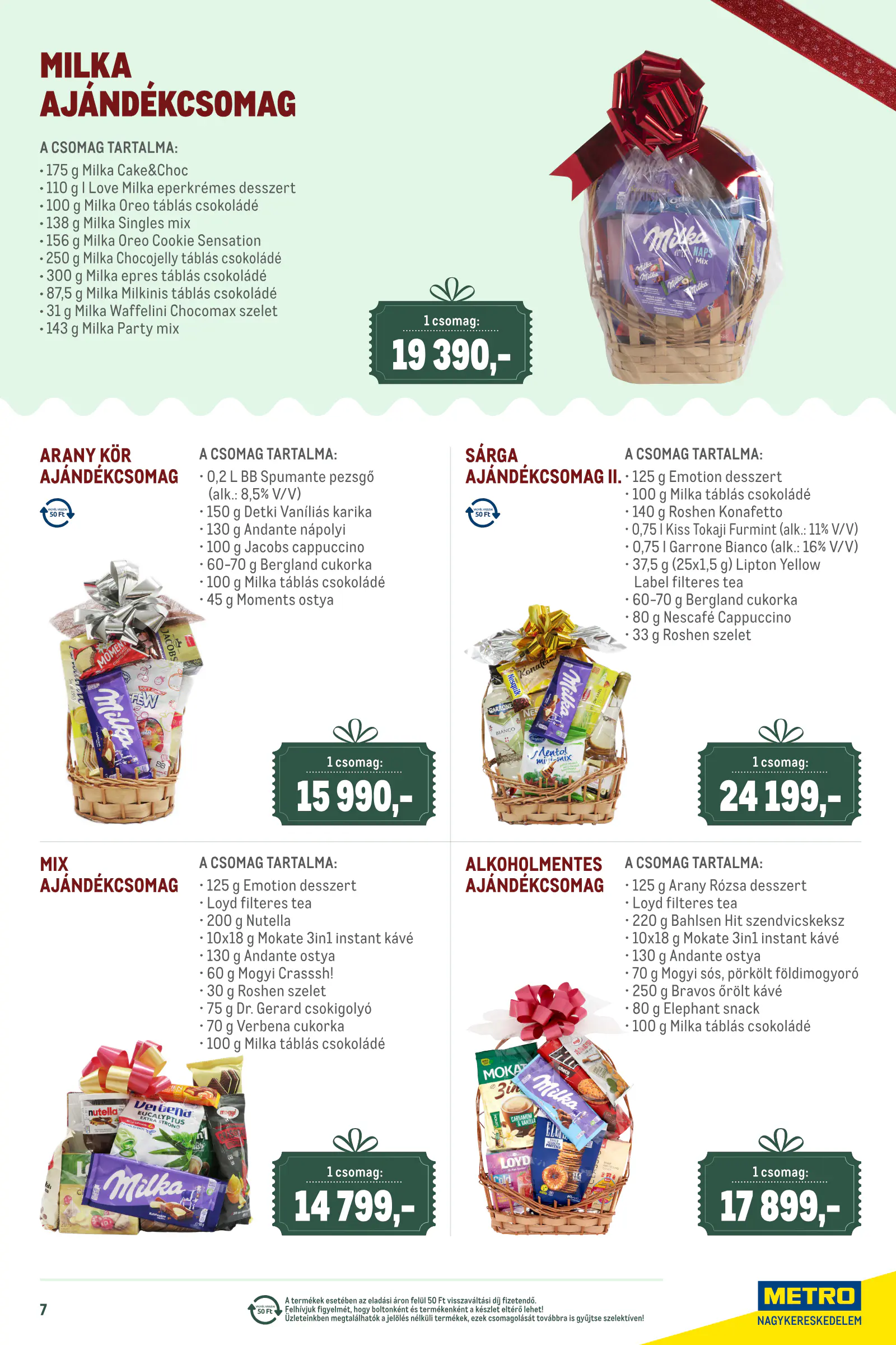Metro Ajándék megoldások 2026/09-12, 7. oldal (szept. 1. – dec. 31.)