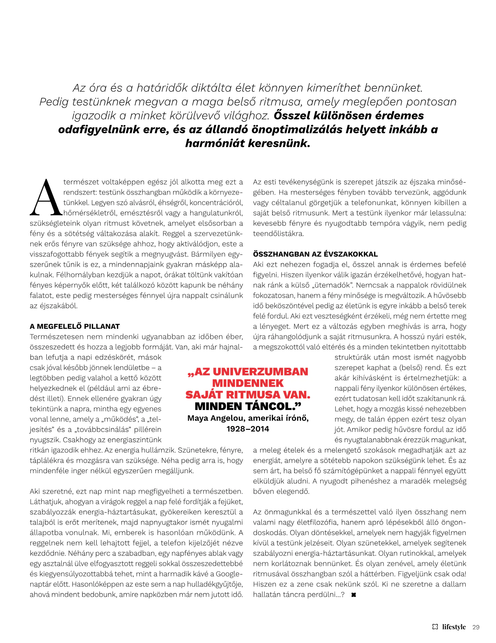 Müller Lifestyle magazin, 29. oldal (szept. 1. – okt. 31.)