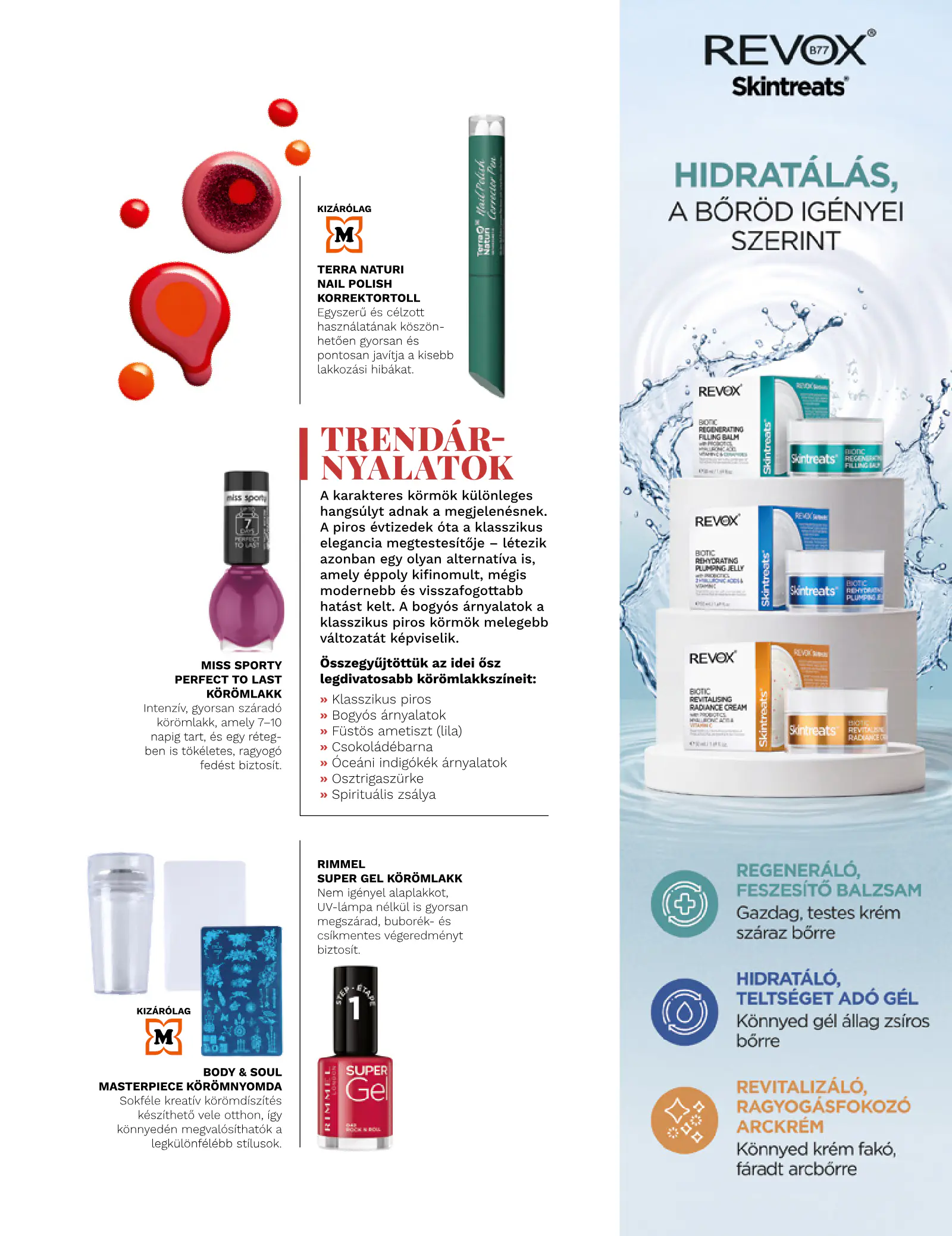 Müller Lifestyle magazin, 35. oldal (szept. 1. – okt. 31.)