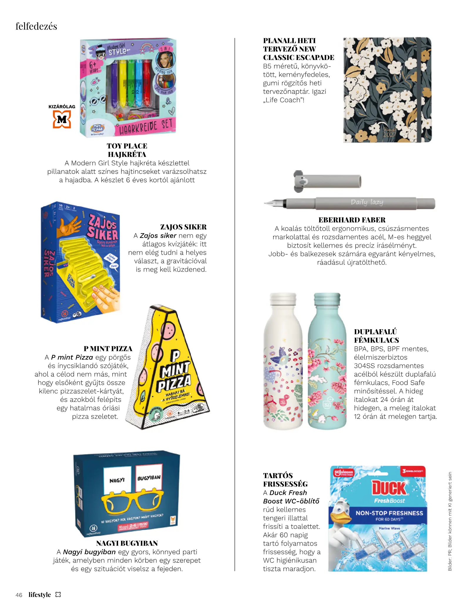 Müller Lifestyle magazin, 46. oldal (szept. 1. – okt. 31.)