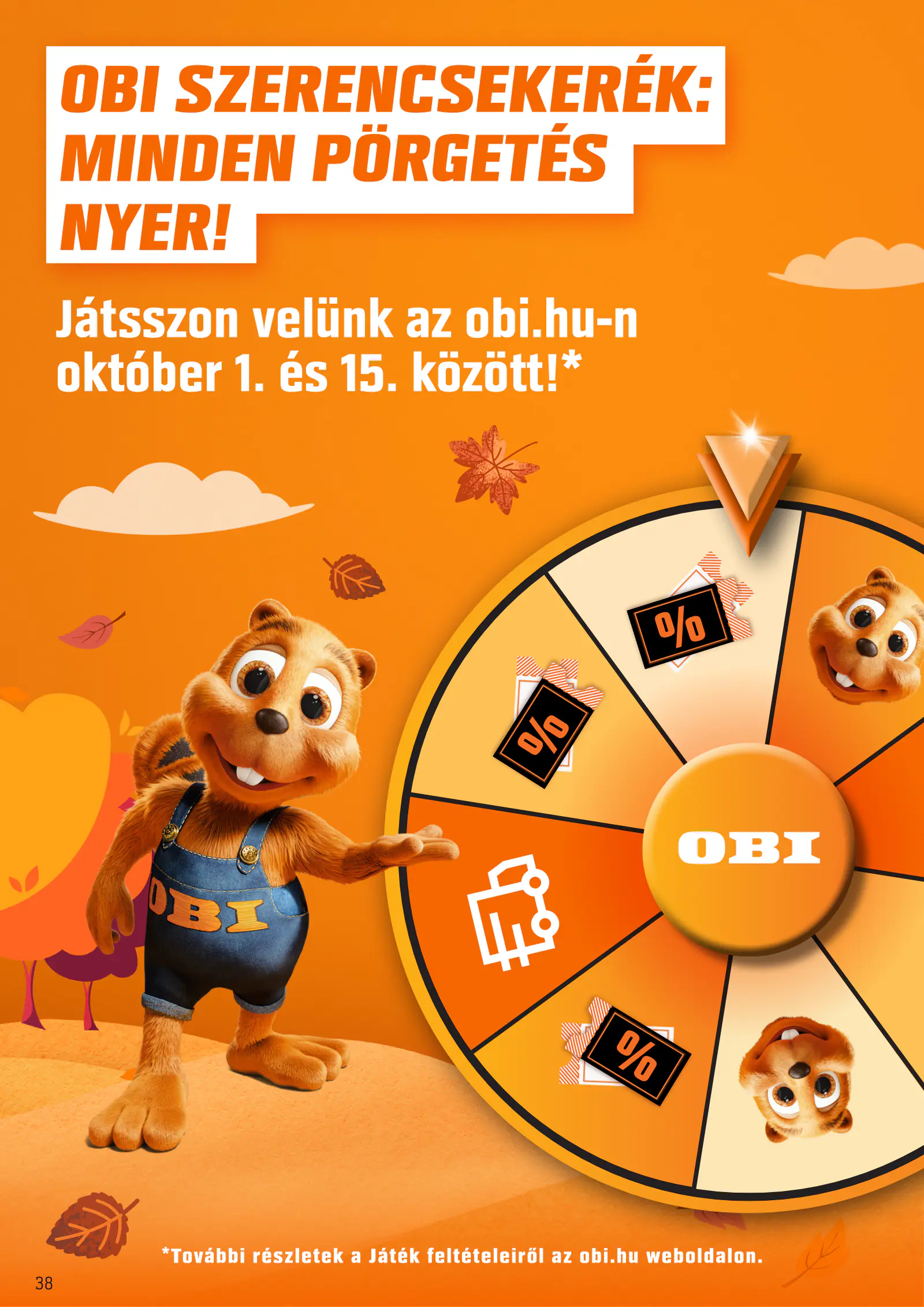 Obi Kezdjen bele az őszi projektekbe, 38. oldal (szept. 29. – nov. 2.)