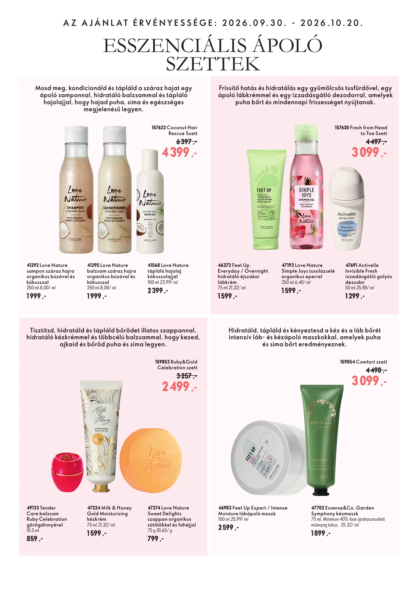 Oriflame C14 Legjobb Ajánlatok, 3. oldal (szept. 30. – okt. 20.)