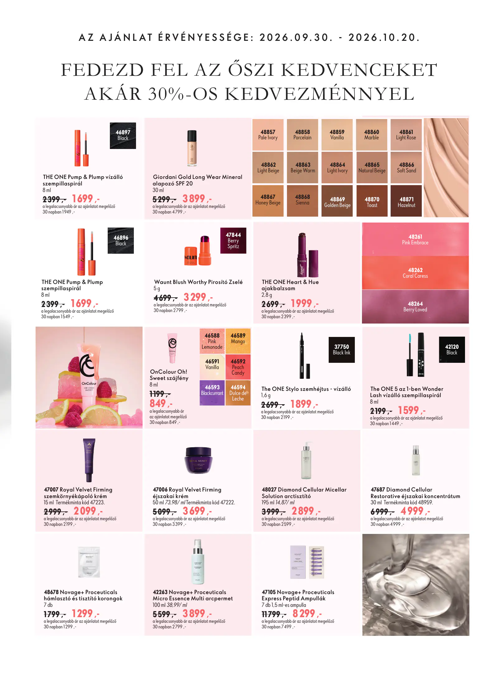 Oriflame C14 Legjobb Ajánlatok, 7. oldal (szept. 30. – okt. 20.)