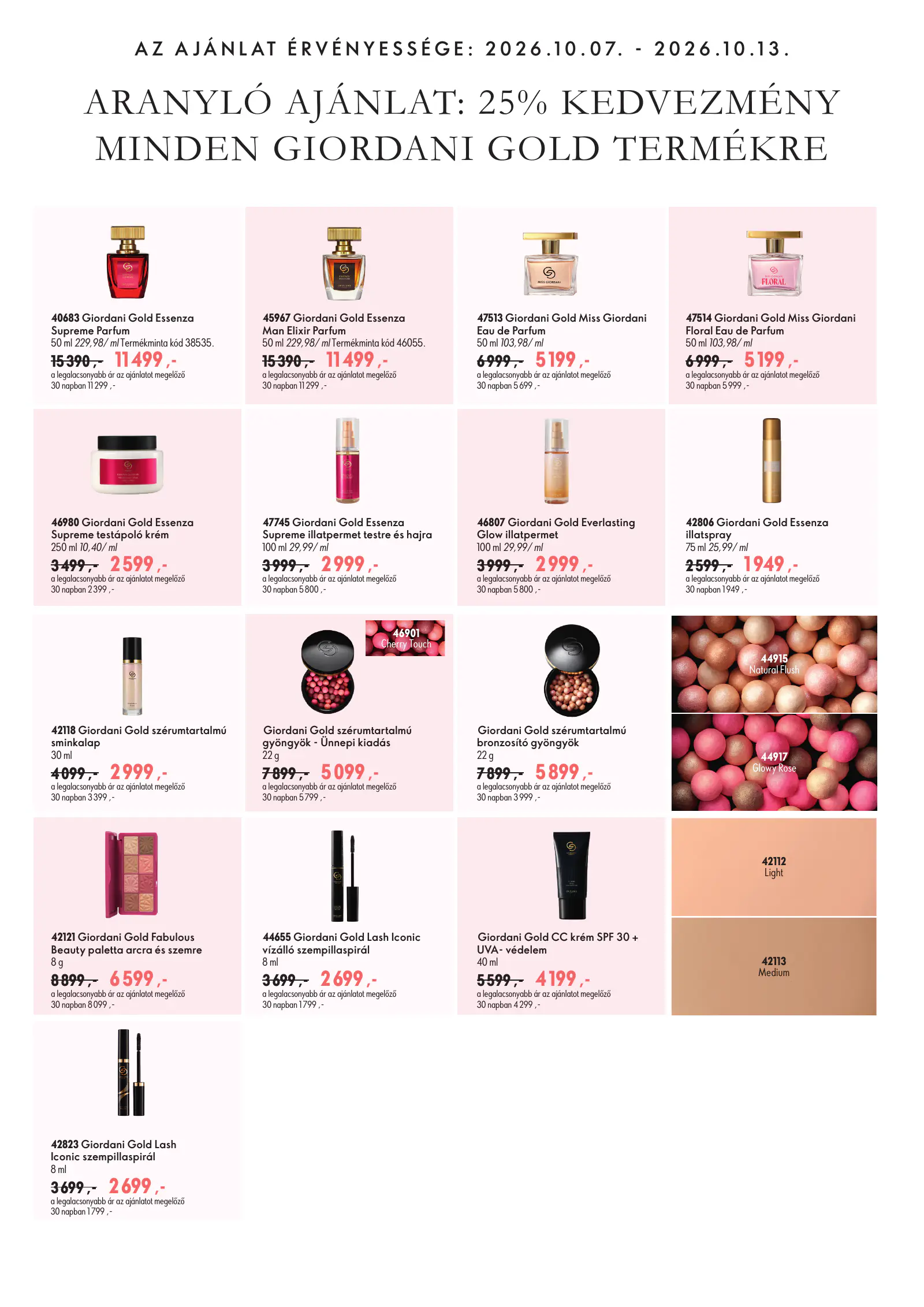 Oriflame C14 Legjobb Ajánlatok, 8. oldal (szept. 30. – okt. 20.)