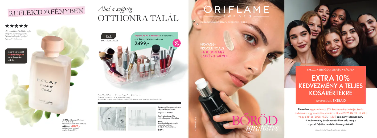 Oriflame akciós újság, 2. oldal (szept. 30. – okt. 20.)