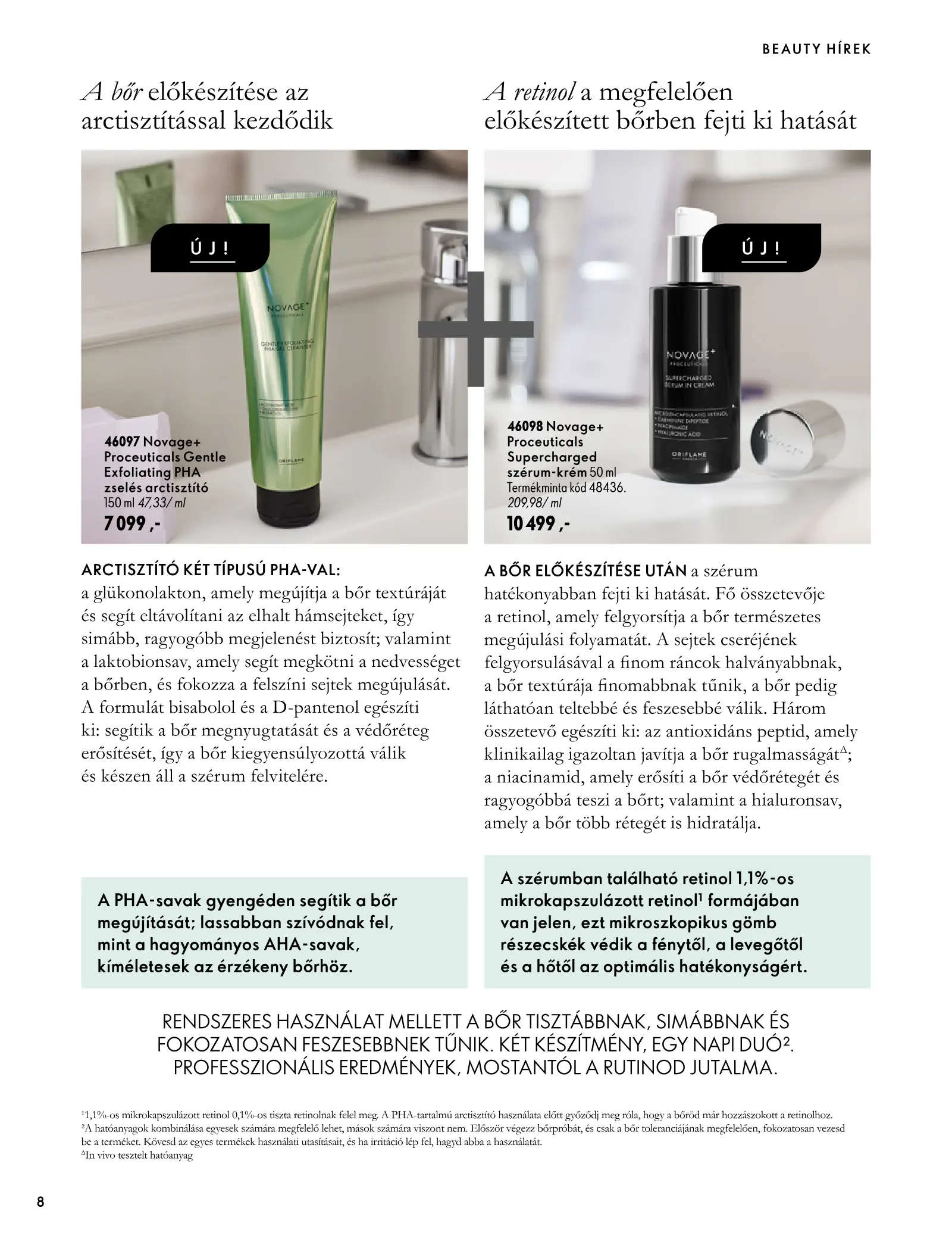 Oriflame akciós újság, 8. oldal (szept. 30. – nov. 10.)