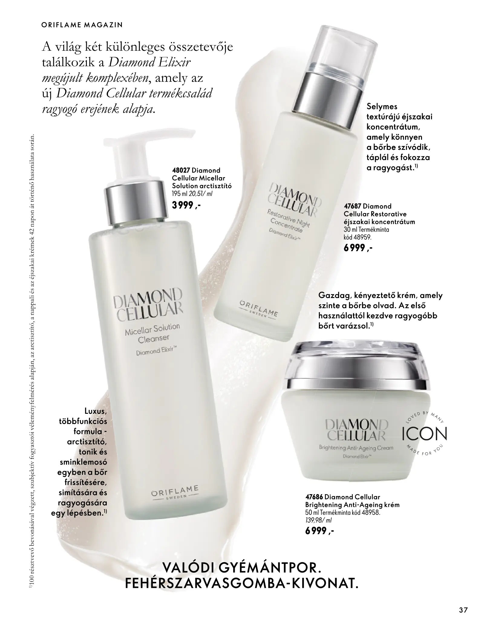 Oriflame akciós újság, 37. oldal (szept. 30. – nov. 10.)