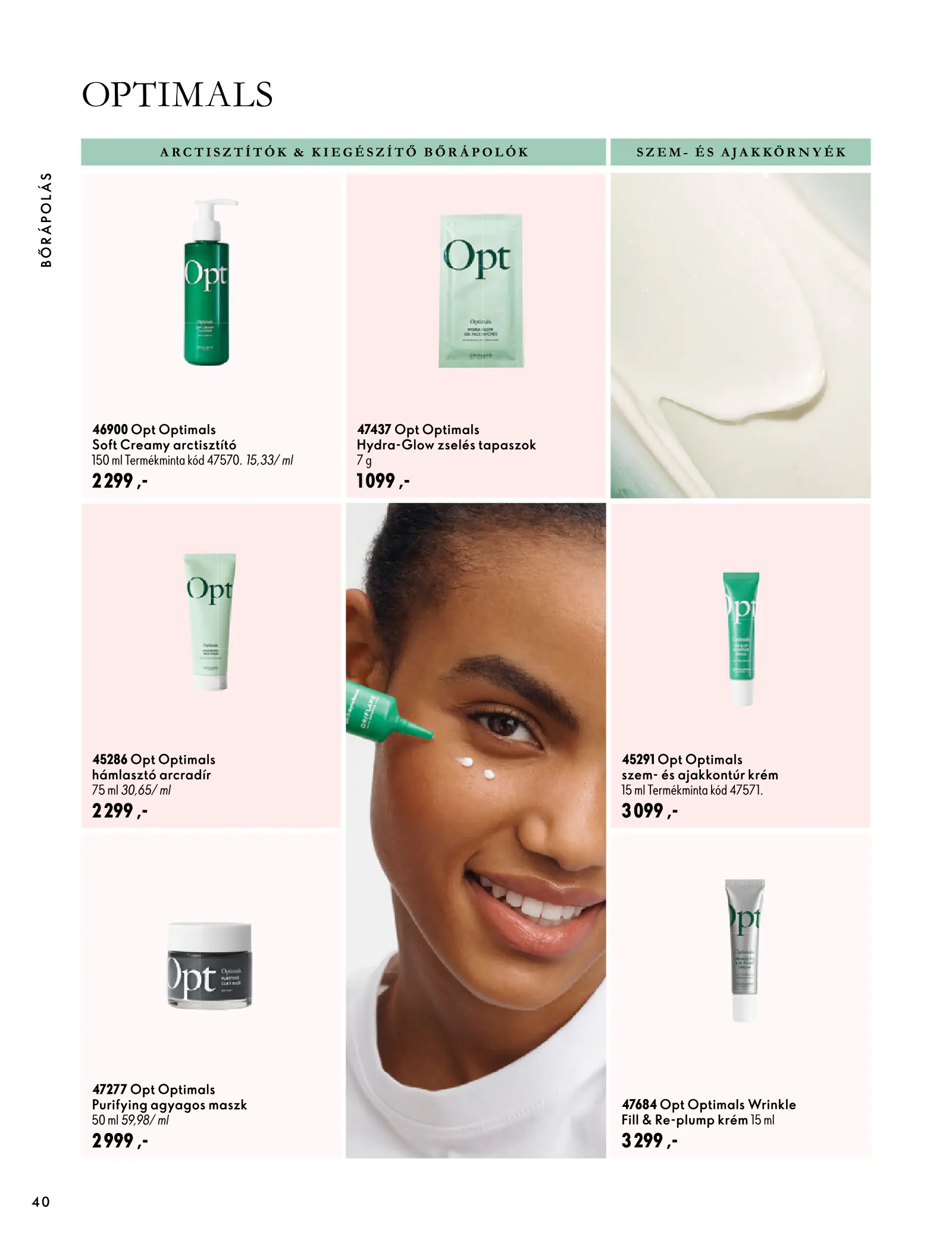 Oriflame akciós újság, 40. oldal (szept. 30. – nov. 10.)