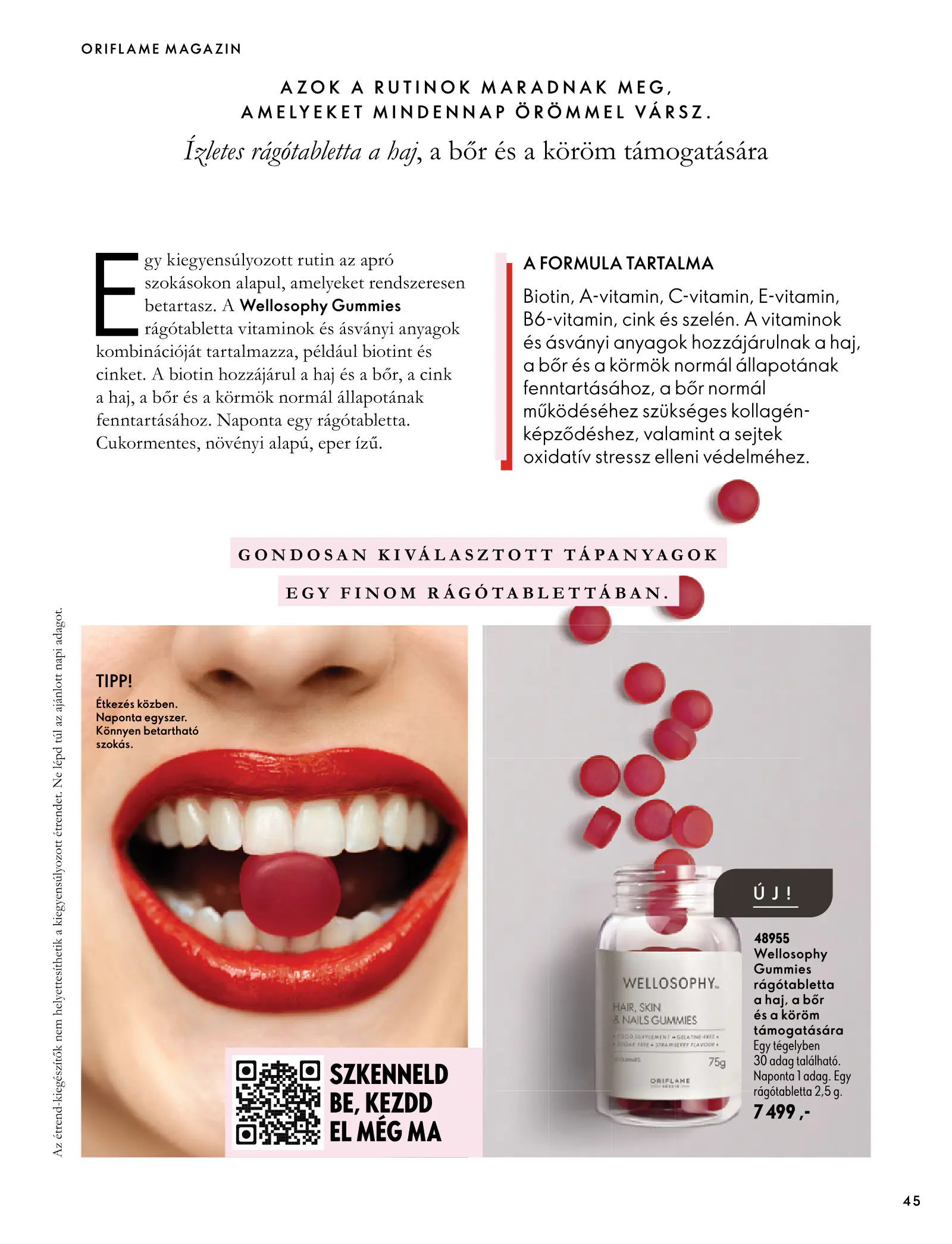 Oriflame akciós újság, 45. oldal (szept. 30. – nov. 10.)