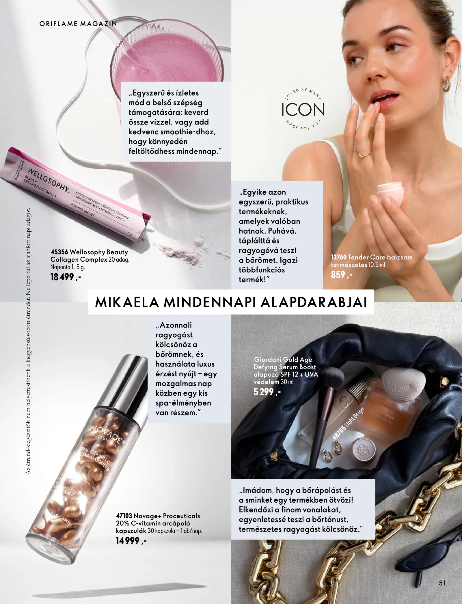 Oriflame akciós újság, 51. oldal (szept. 30. – nov. 10.)