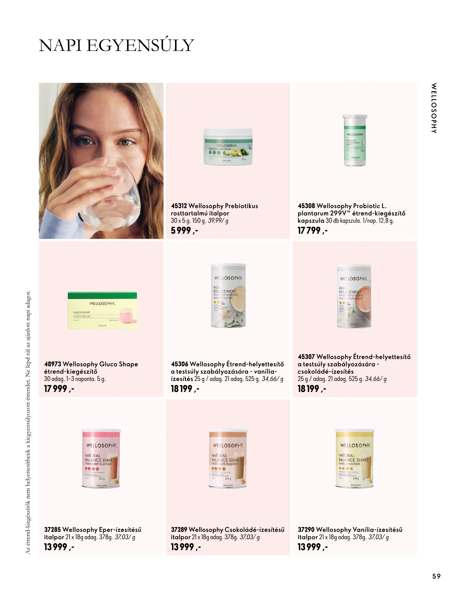 Oriflame akciós újság, 59. oldal (szept. 30. – nov. 10.)