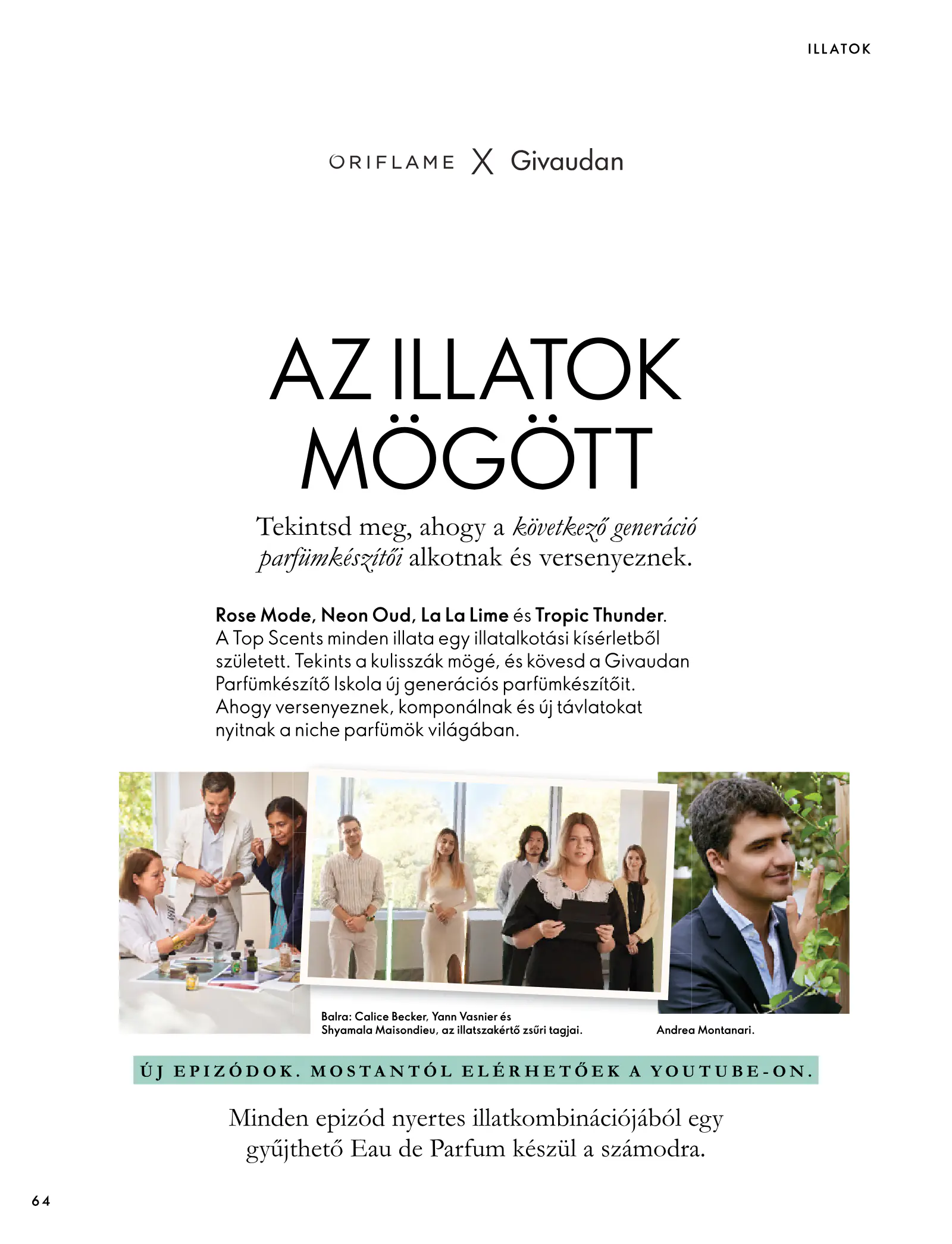 Oriflame akciós újság, 64. oldal (szept. 30. – nov. 10.)