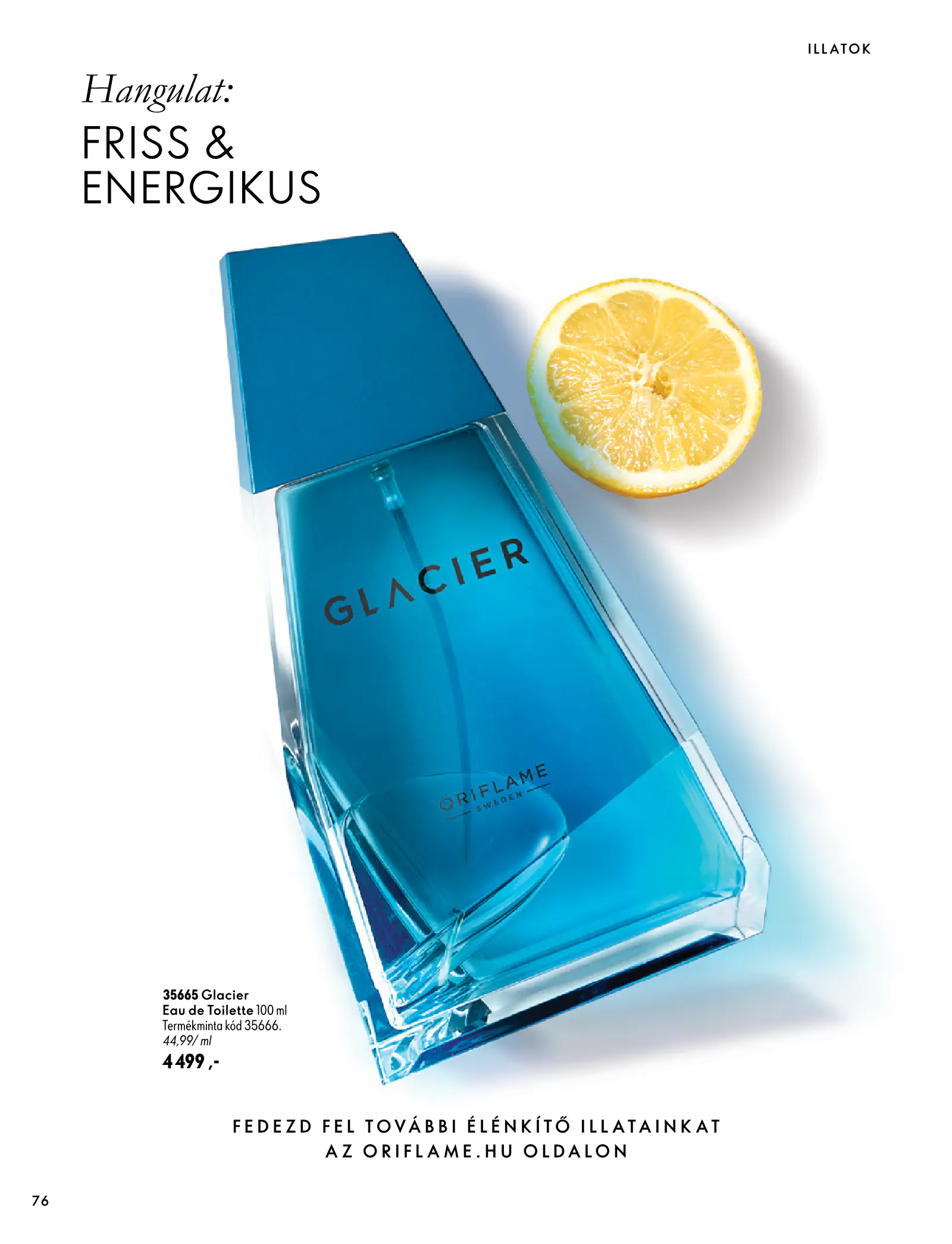 Oriflame akciós újság, 76. oldal (szept. 30. – nov. 10.)