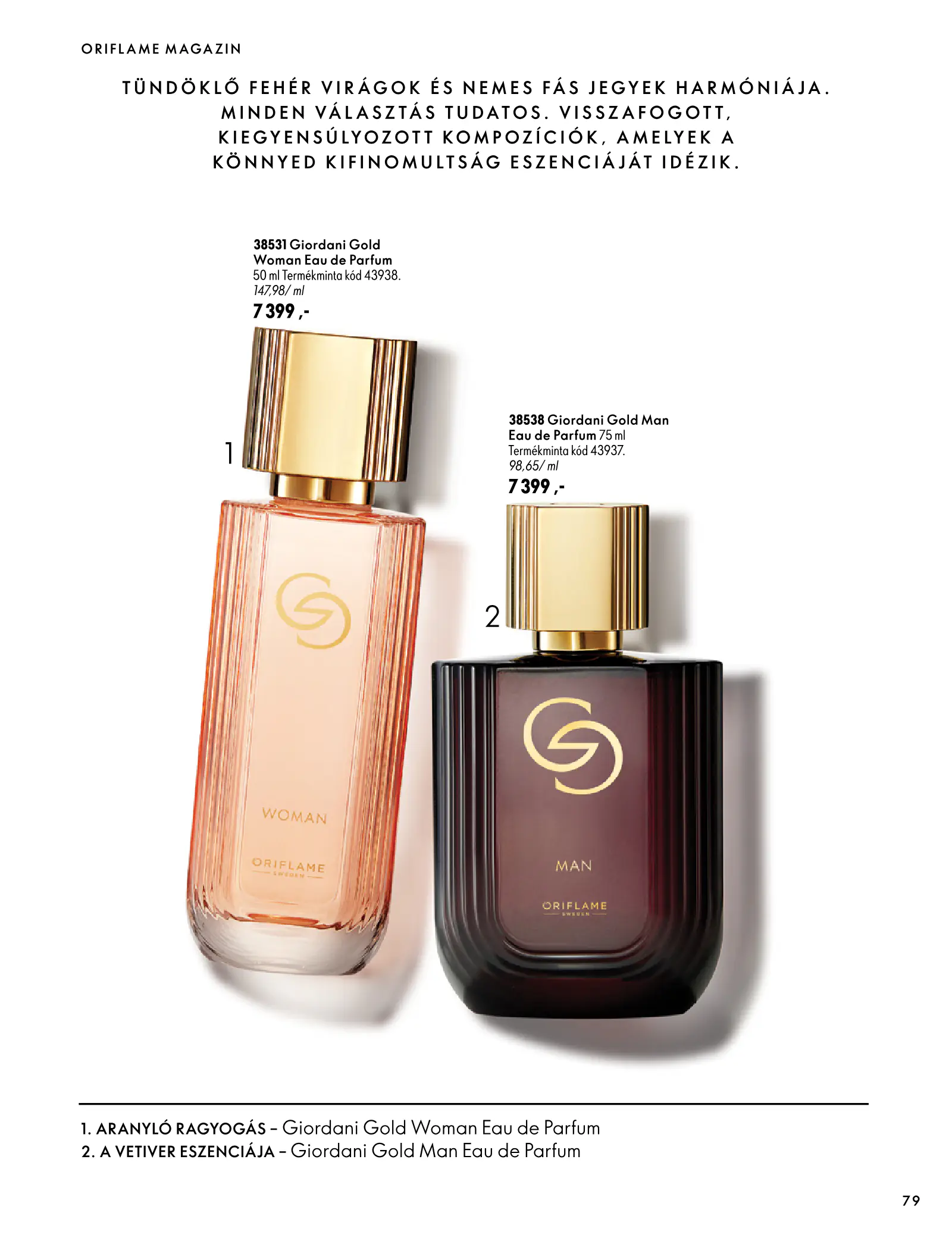 Oriflame akciós újság, 79. oldal (szept. 30. – nov. 10.)
