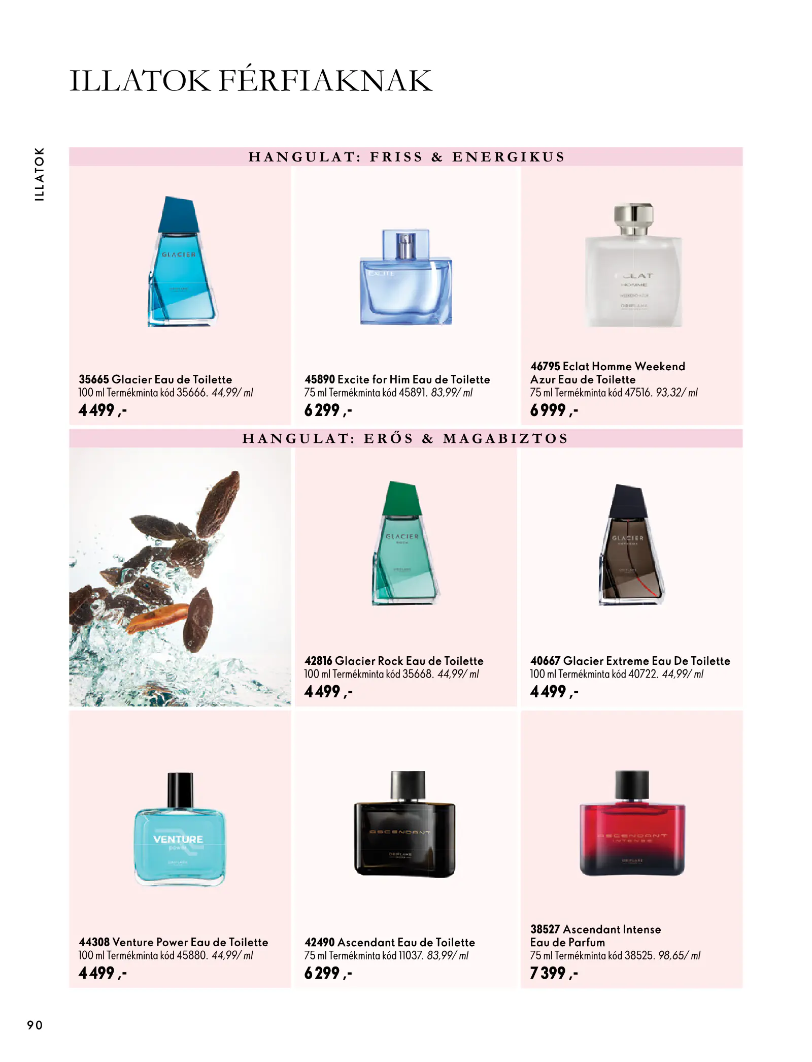 Oriflame akciós újság, 90. oldal (szept. 30. – nov. 10.)