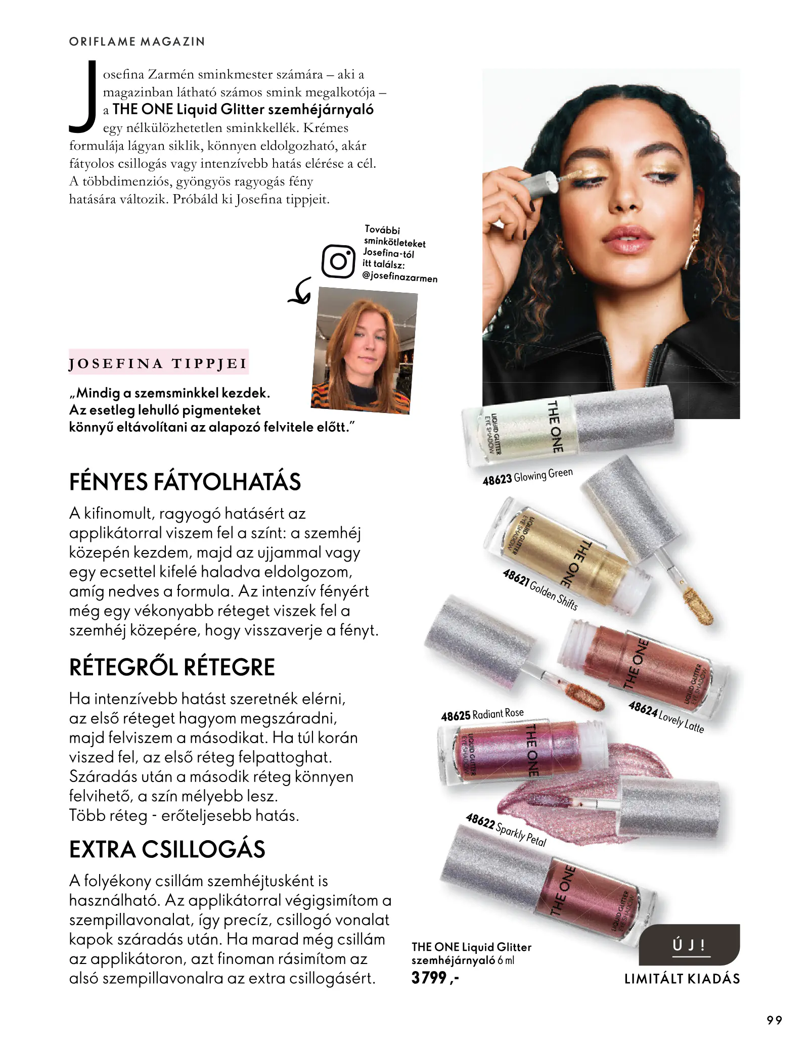 Oriflame akciós újság, 99. oldal (szept. 30. – nov. 10.)