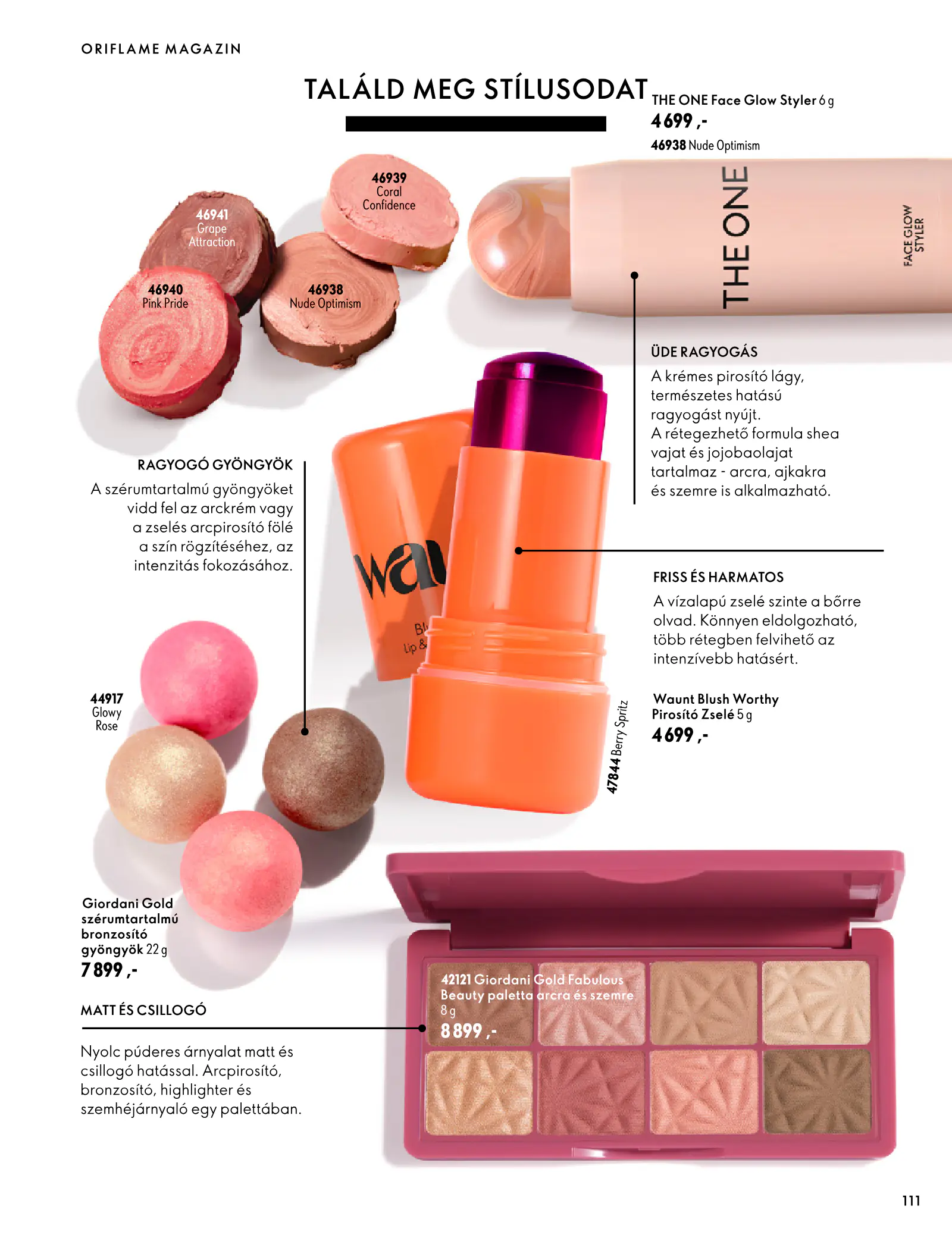 Oriflame akciós újság, 111. oldal (szept. 30. – nov. 10.)