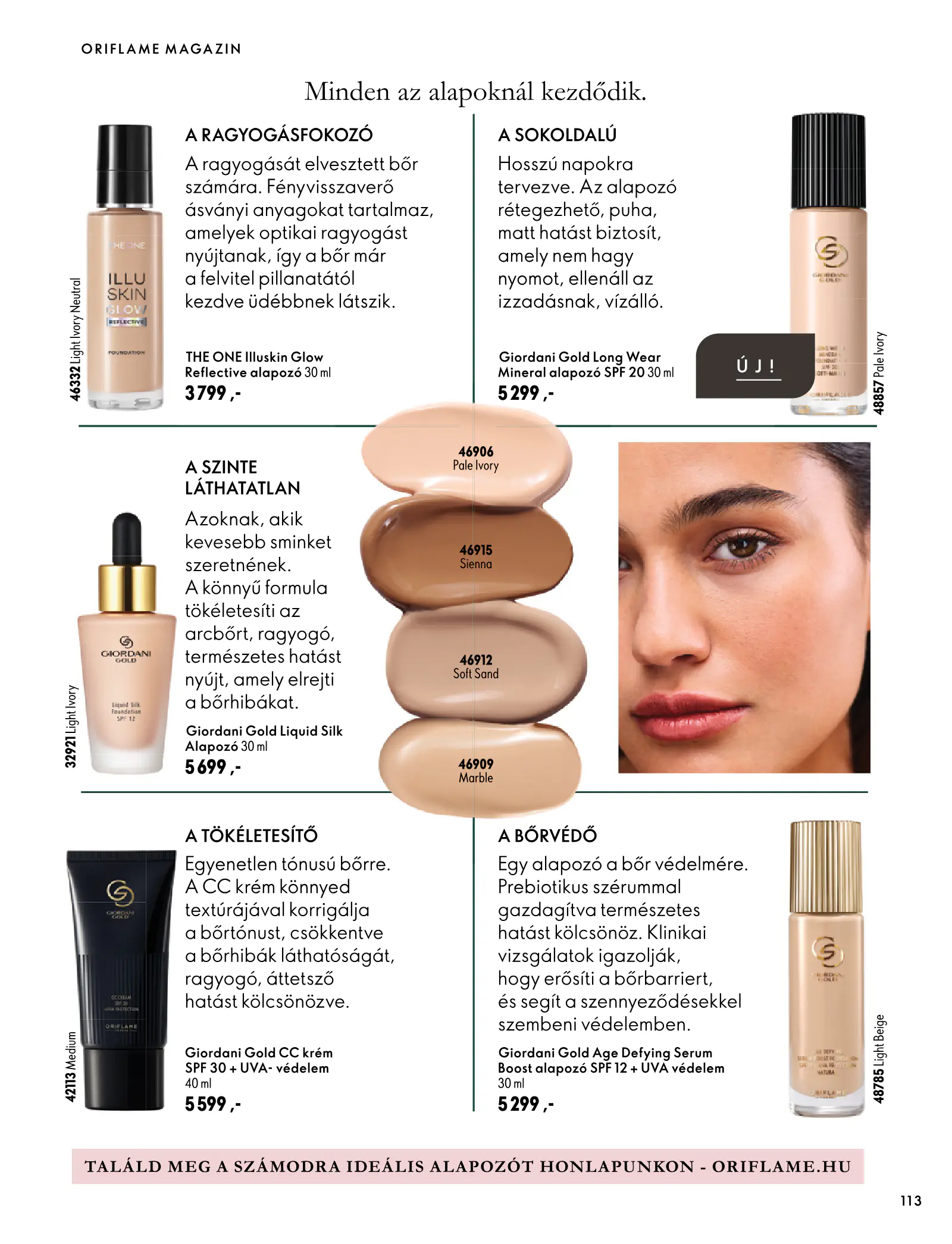 Oriflame akciós újság, 113. oldal (szept. 30. – nov. 10.)