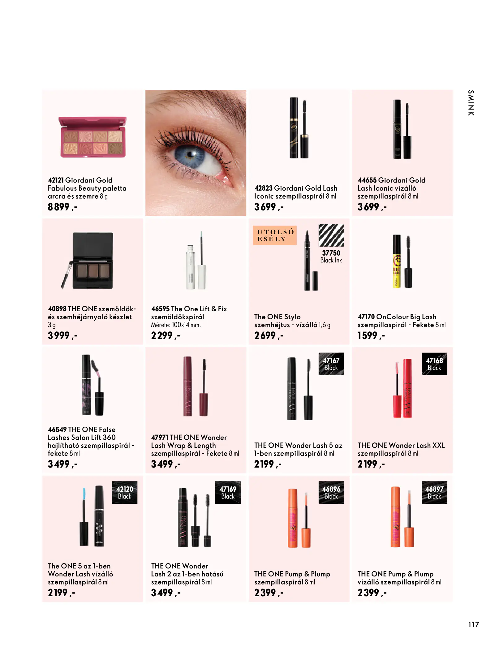 Oriflame akciós újság, 117. oldal (szept. 30. – nov. 10.)
