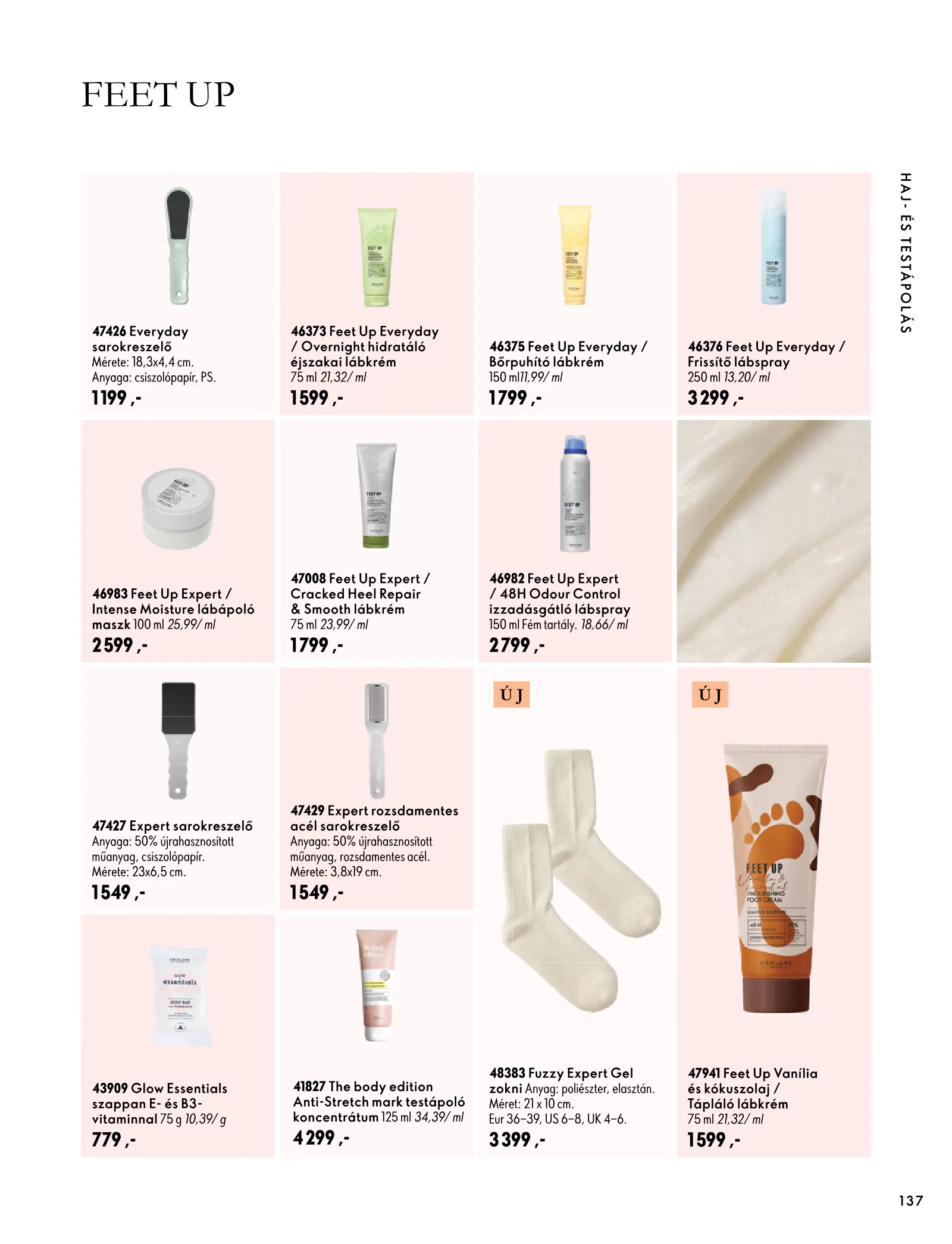 Oriflame akciós újság, 137. oldal (szept. 30. – nov. 10.)