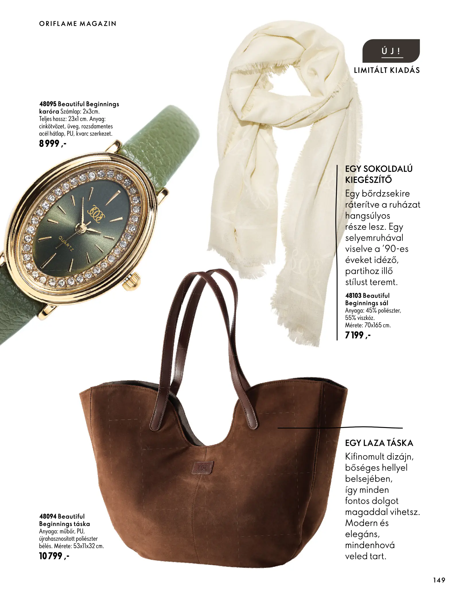 Oriflame akciós újság, 149. oldal (szept. 30. – nov. 10.)