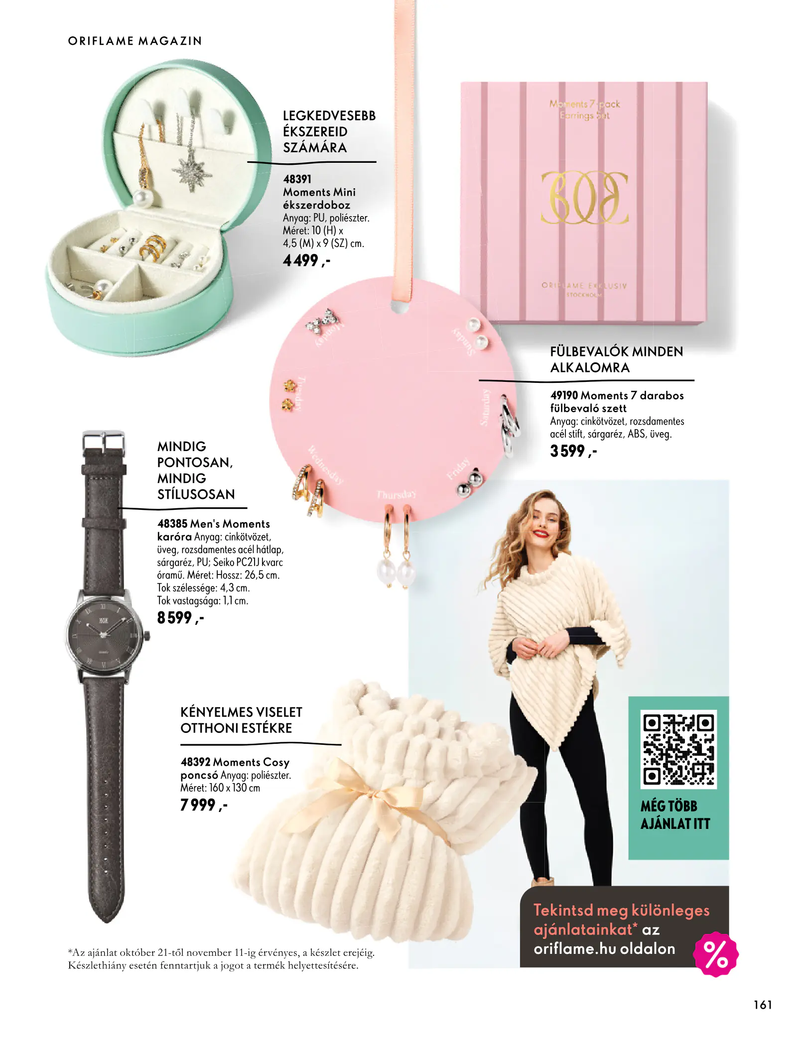 Oriflame akciós újság, 161. oldal (szept. 30. – nov. 10.)