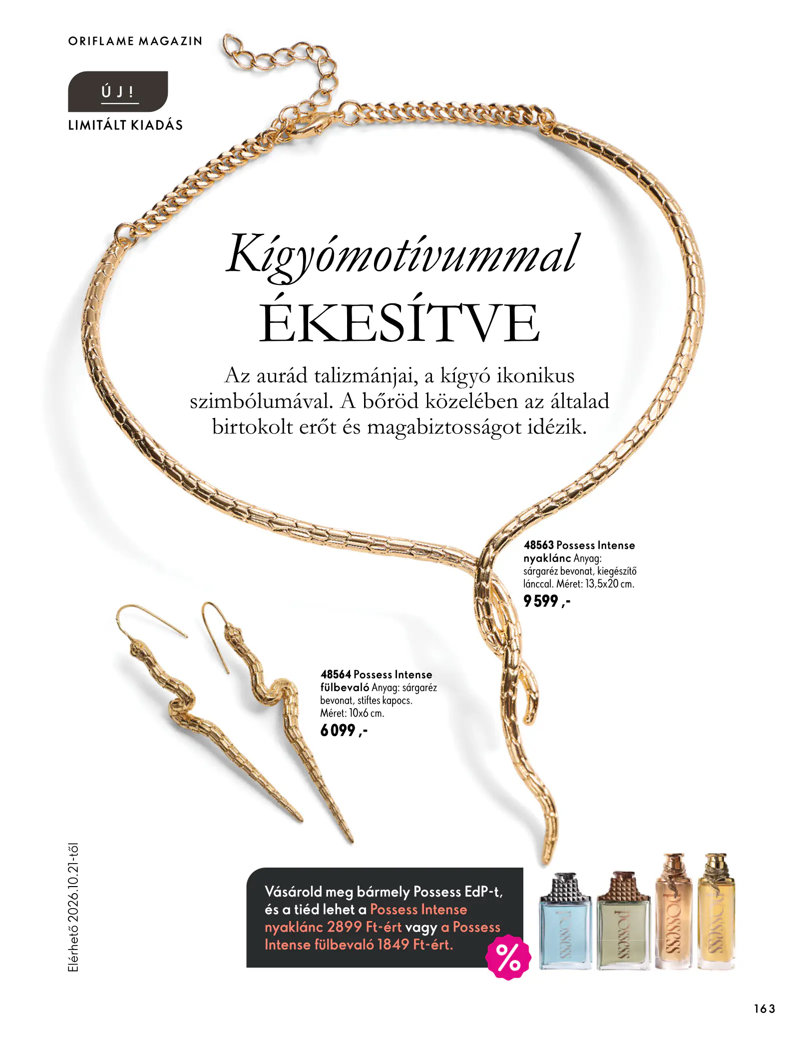 Oriflame akciós újság, 163. oldal (szept. 30. – nov. 10.)
