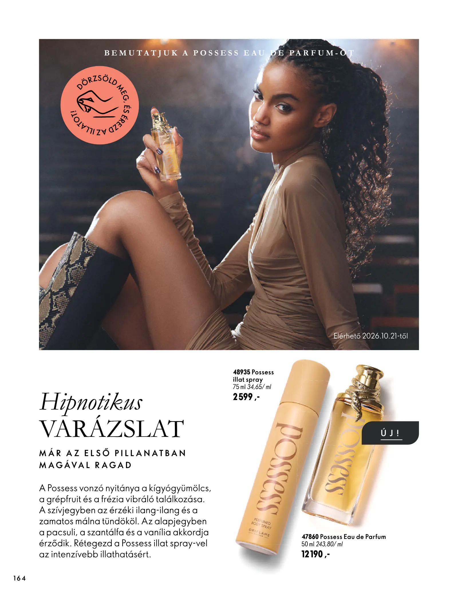 Oriflame akciós újság, 164. oldal (szept. 30. – nov. 10.)