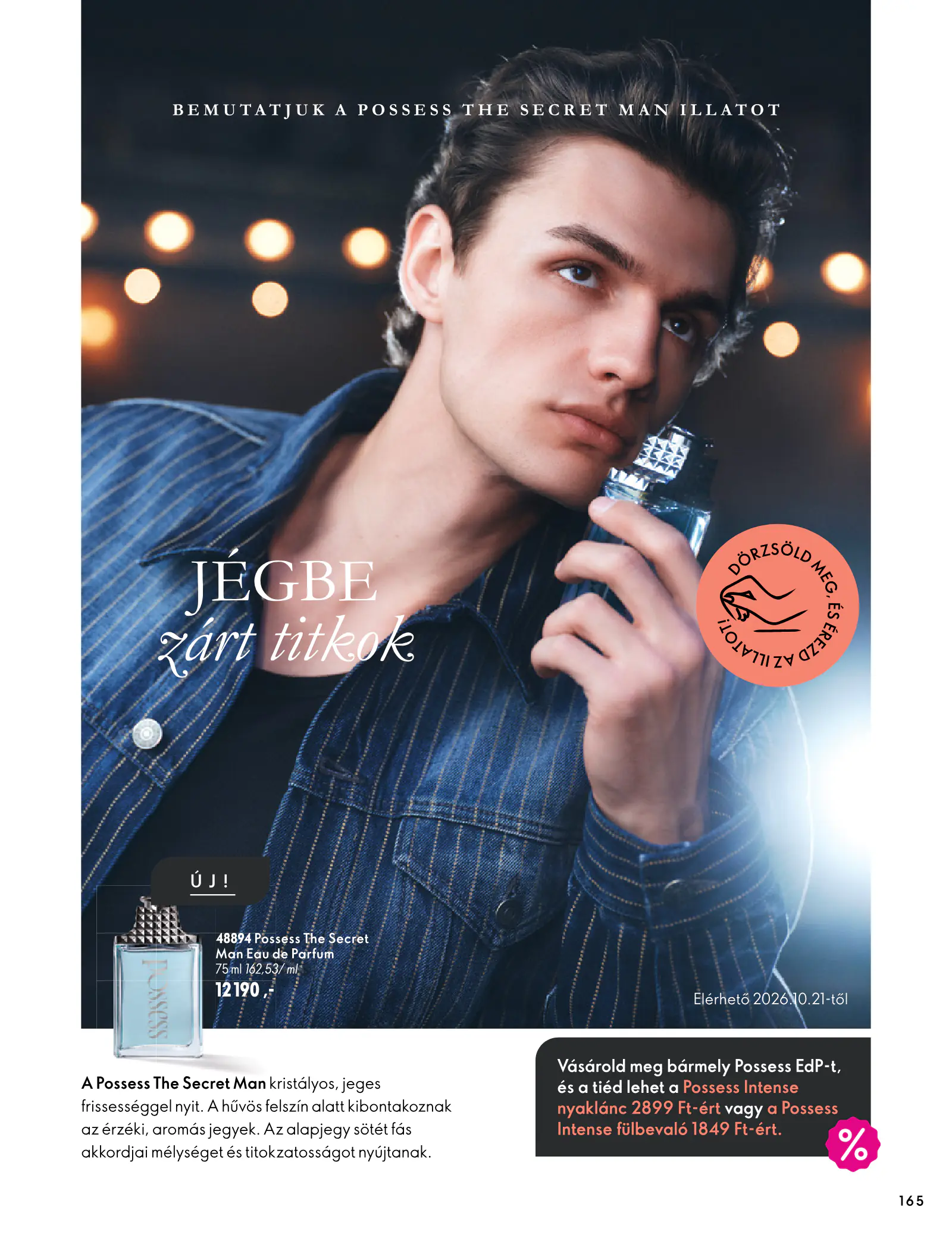 Oriflame akciós újság, 165. oldal (szept. 30. – nov. 10.)