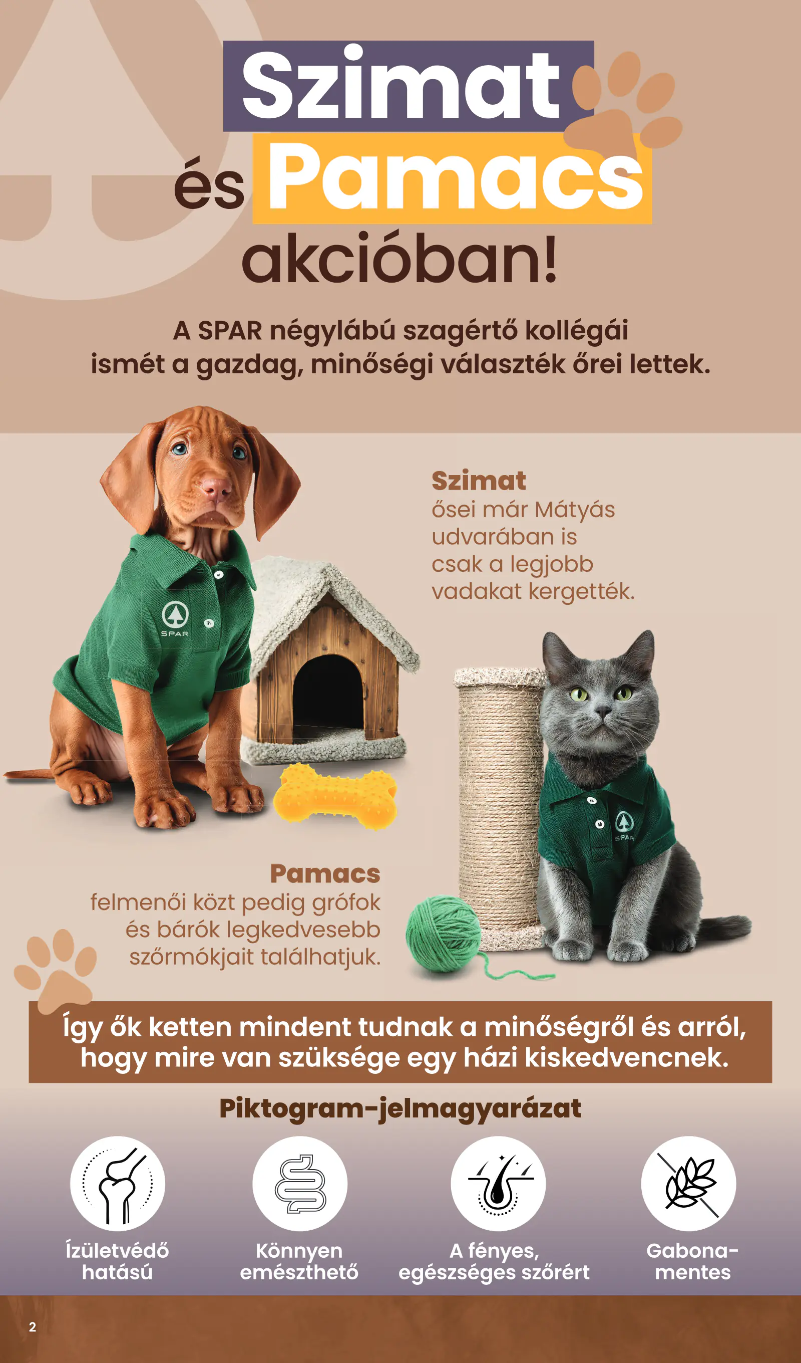 Spar Állateledel katalógus, 2. oldal (szept. 1-jétől)