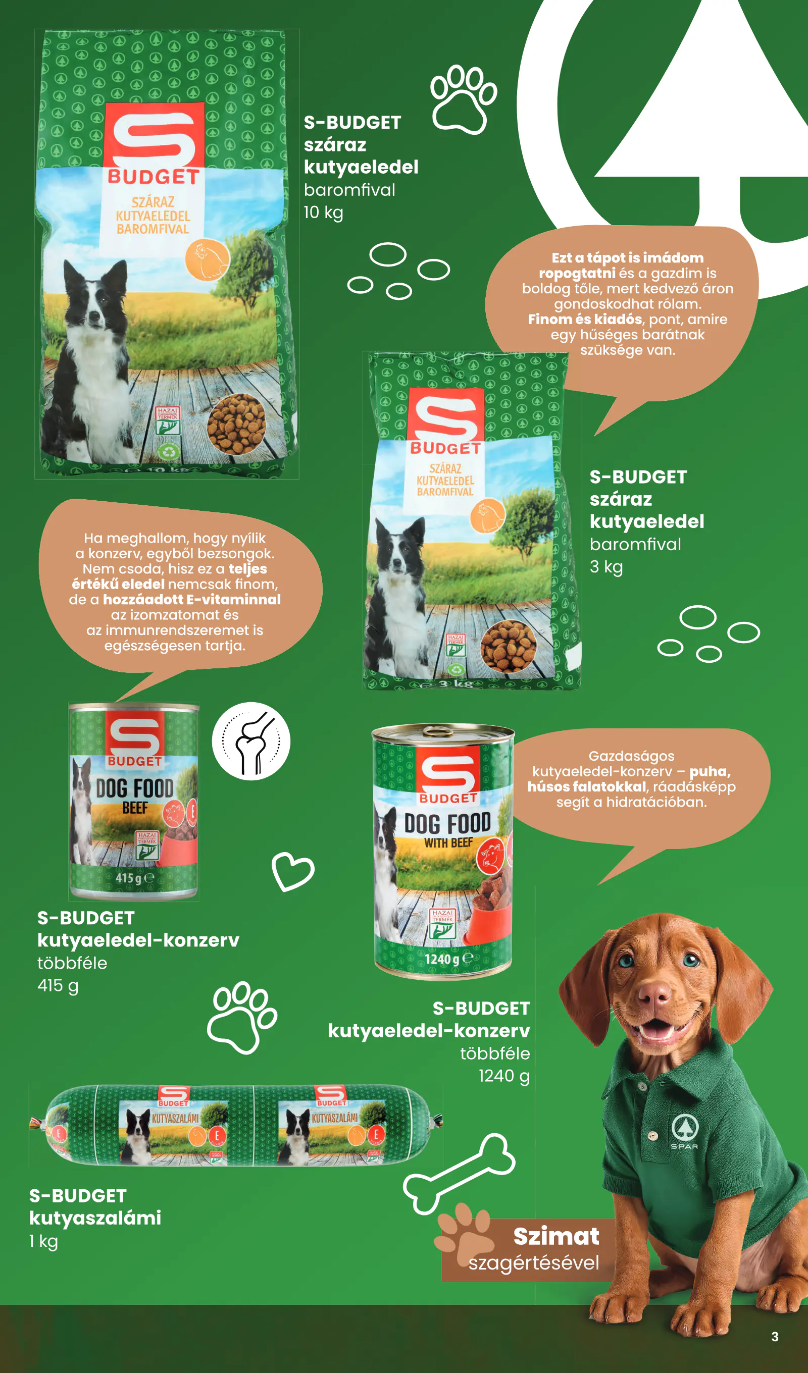 Spar Állateledel katalógus, 3. oldal (szept. 1-jétől)